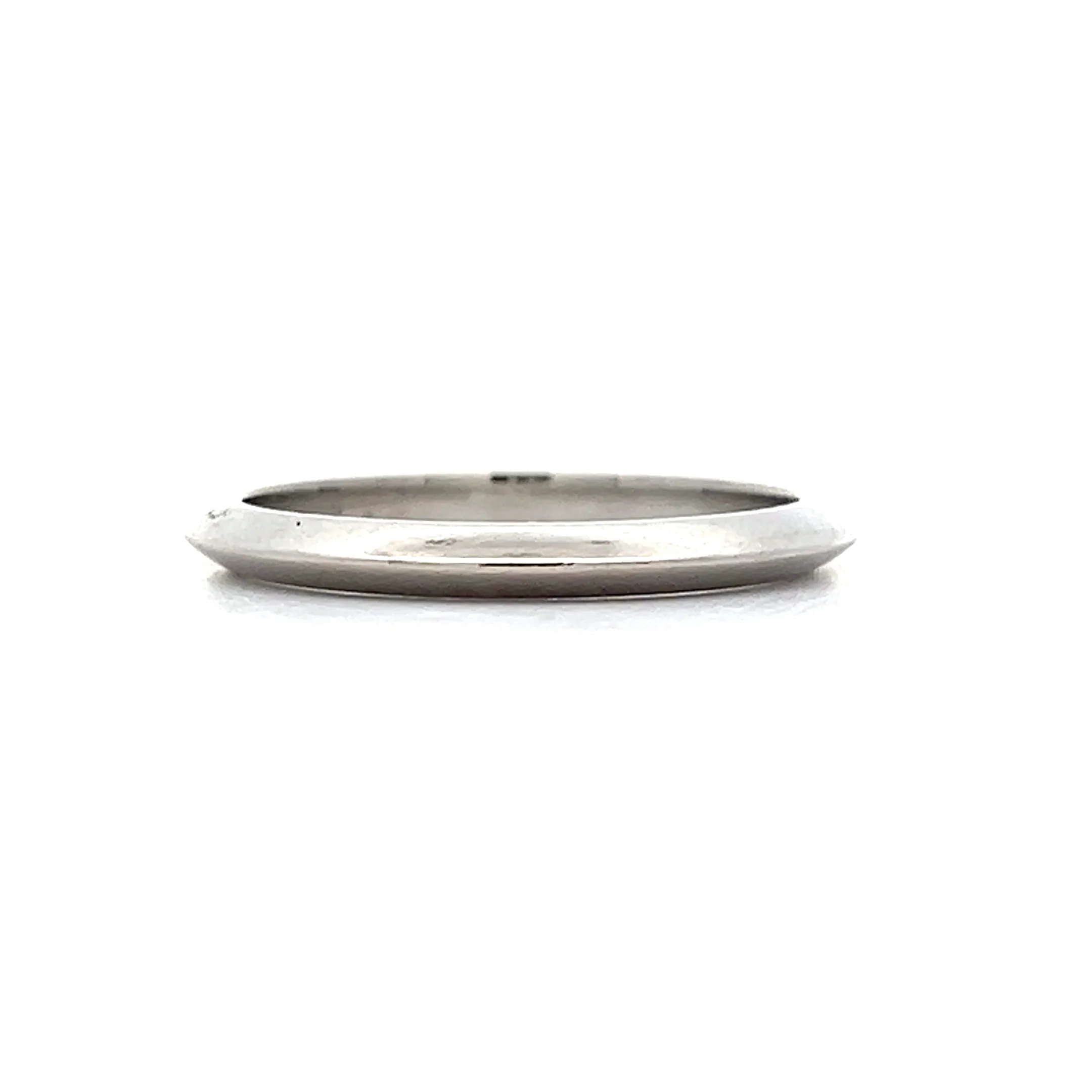 Tiffany & Co Knife Edge Wedding Band in Platinum - Image 3