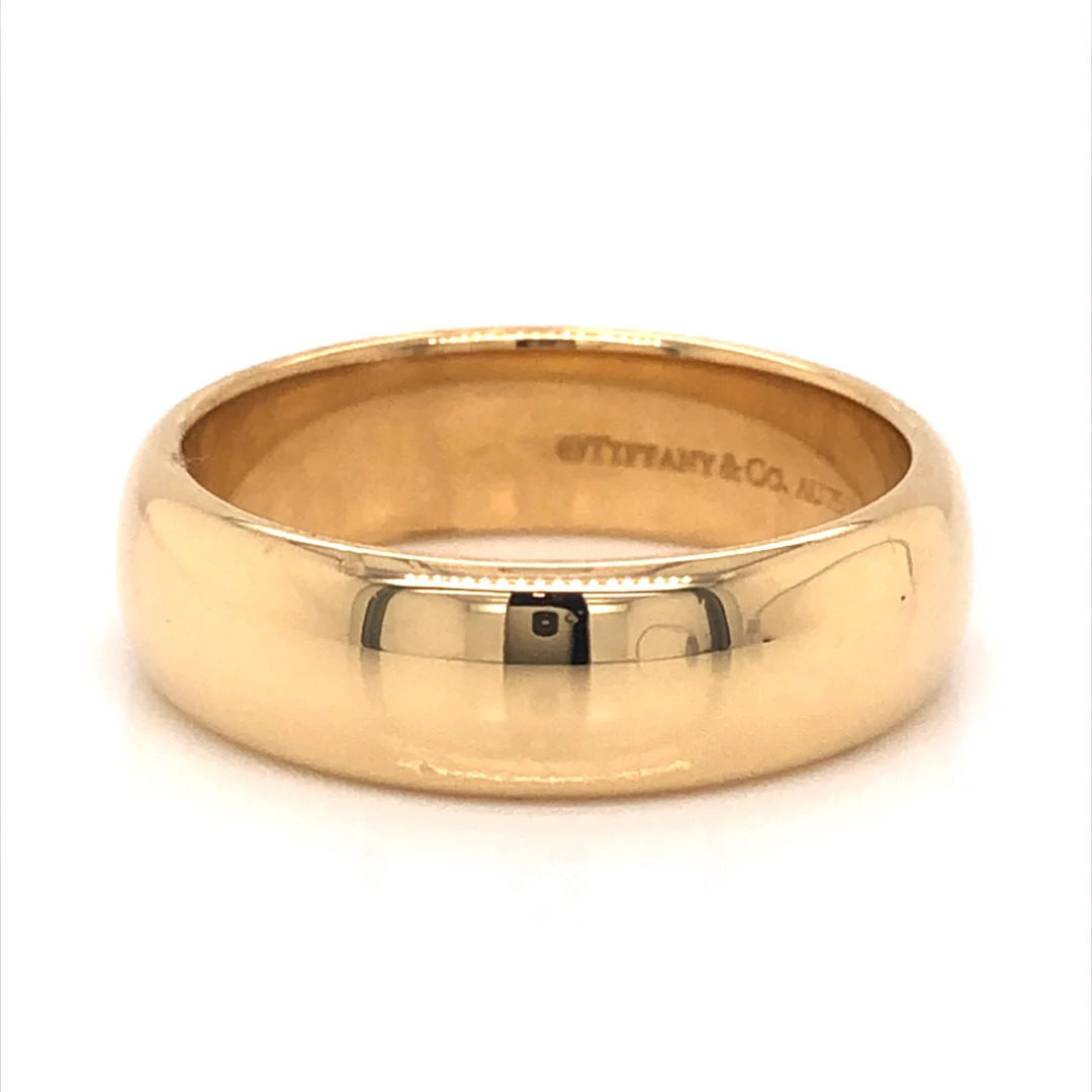 Tiffany & Co. Men's Wedding Band in 18k Yellow Gold - Image 2