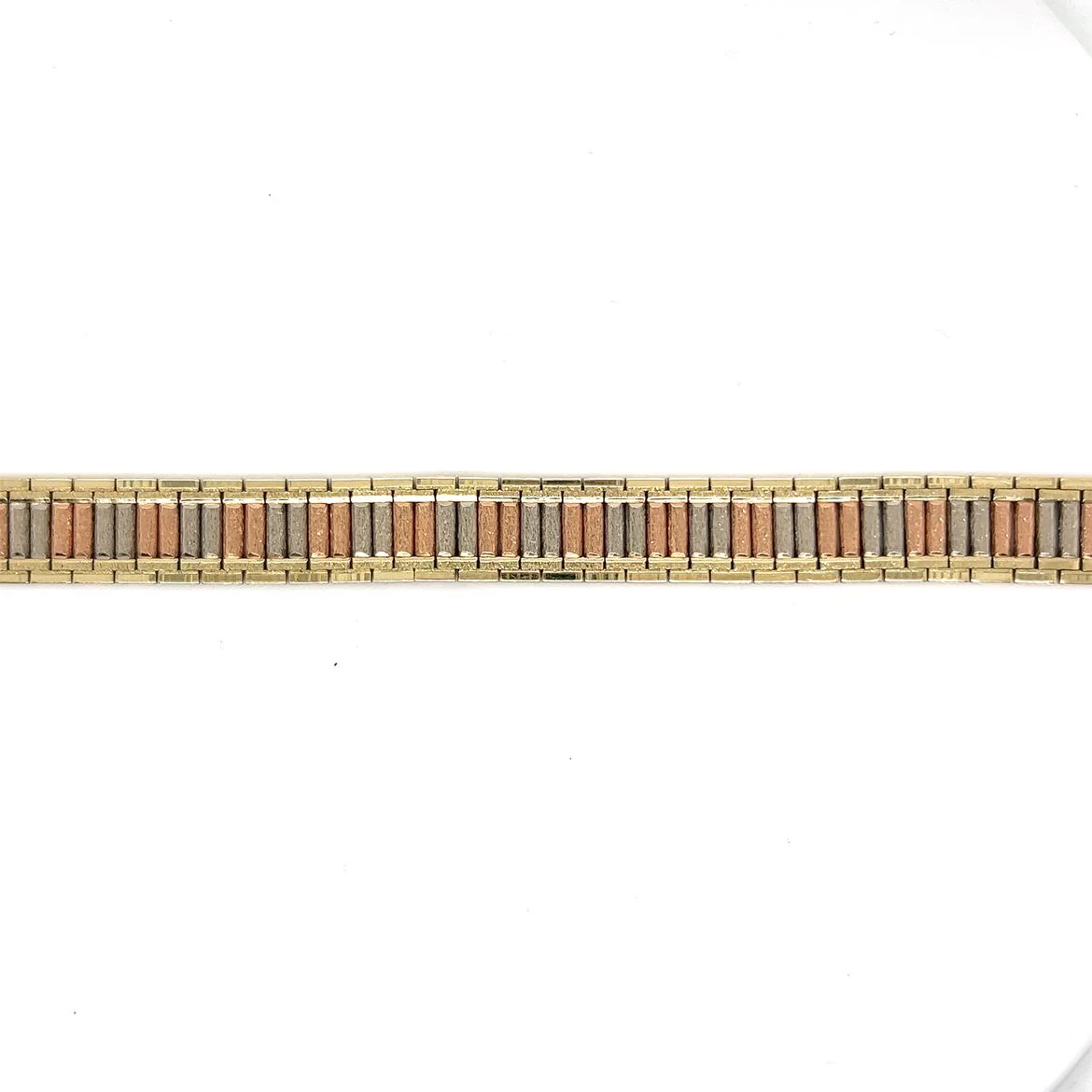 Tricolor Black Hills Gold Bracelet in 14k Gold - Image 5