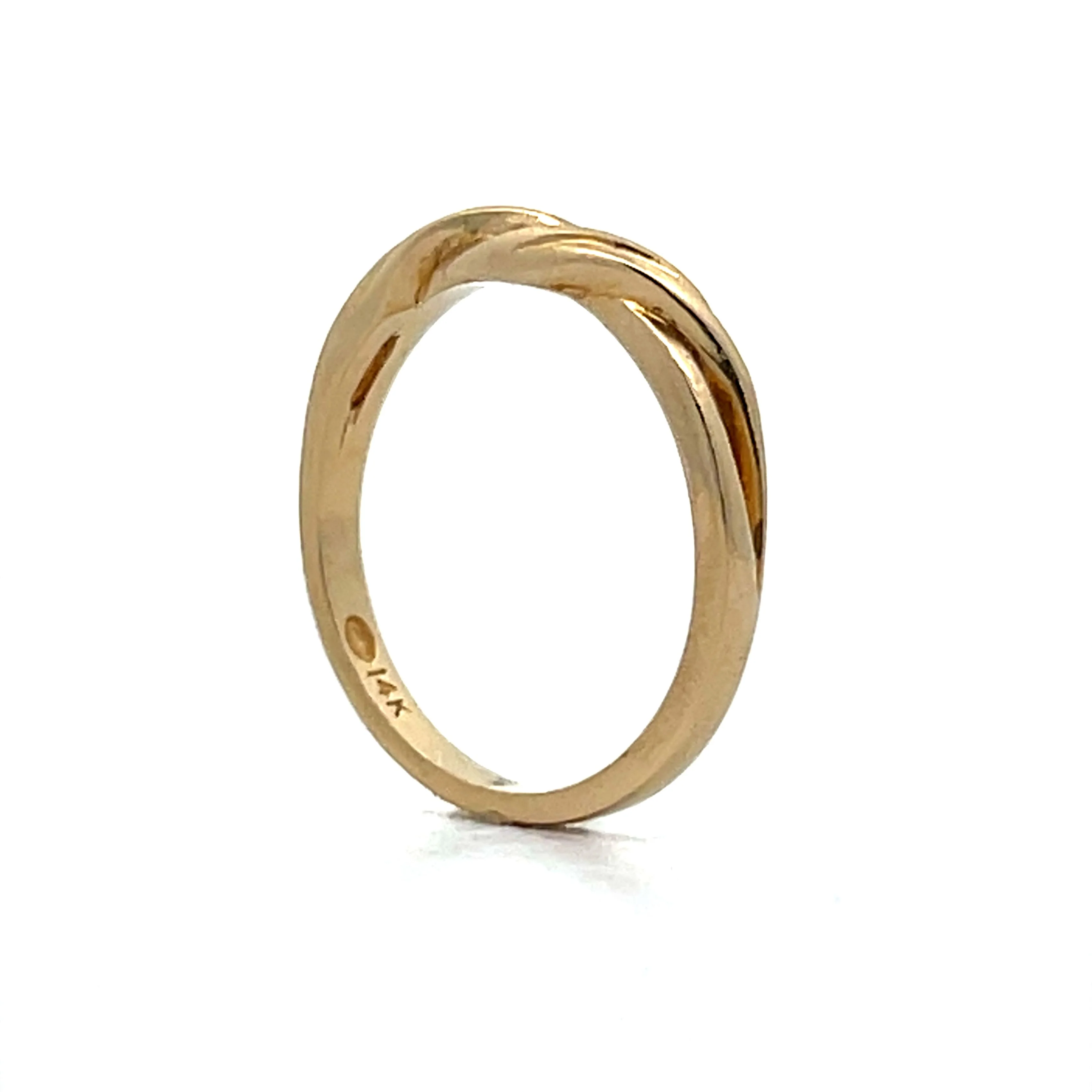 Twisted Stacking Ring in 14k Yellow Gold - Image 5