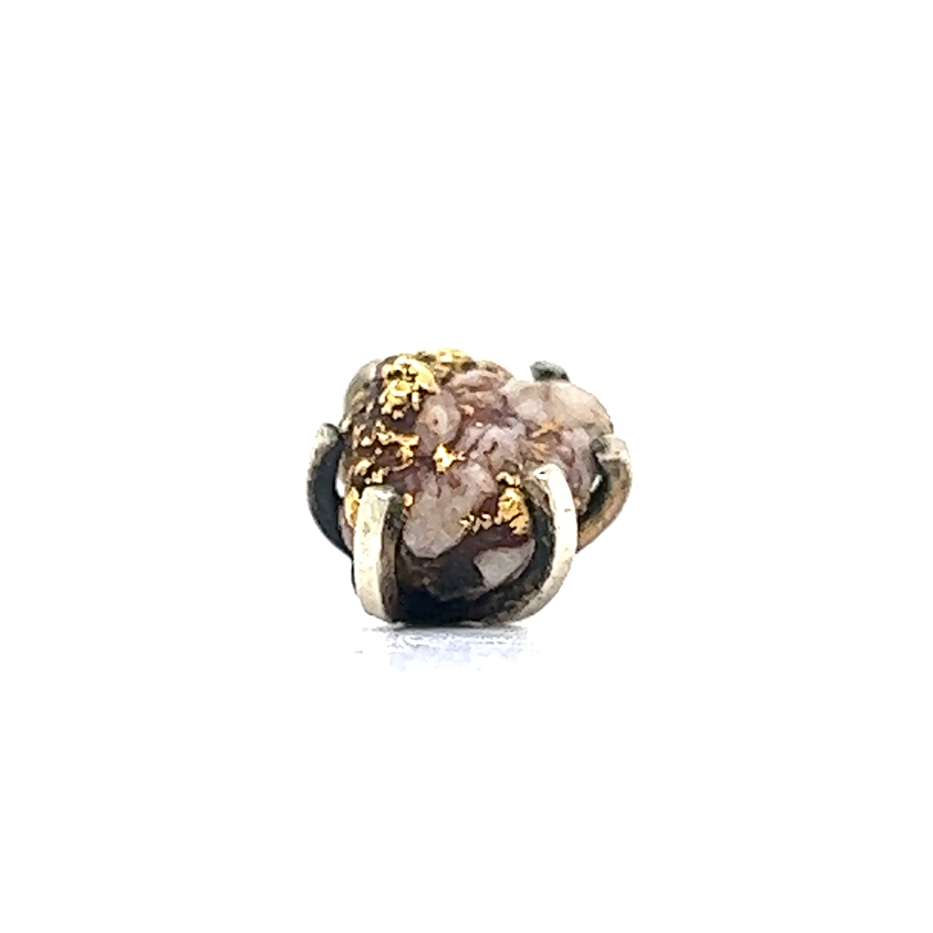 Victorian Gold Nugget Pendant in 14k Gold - Image 2