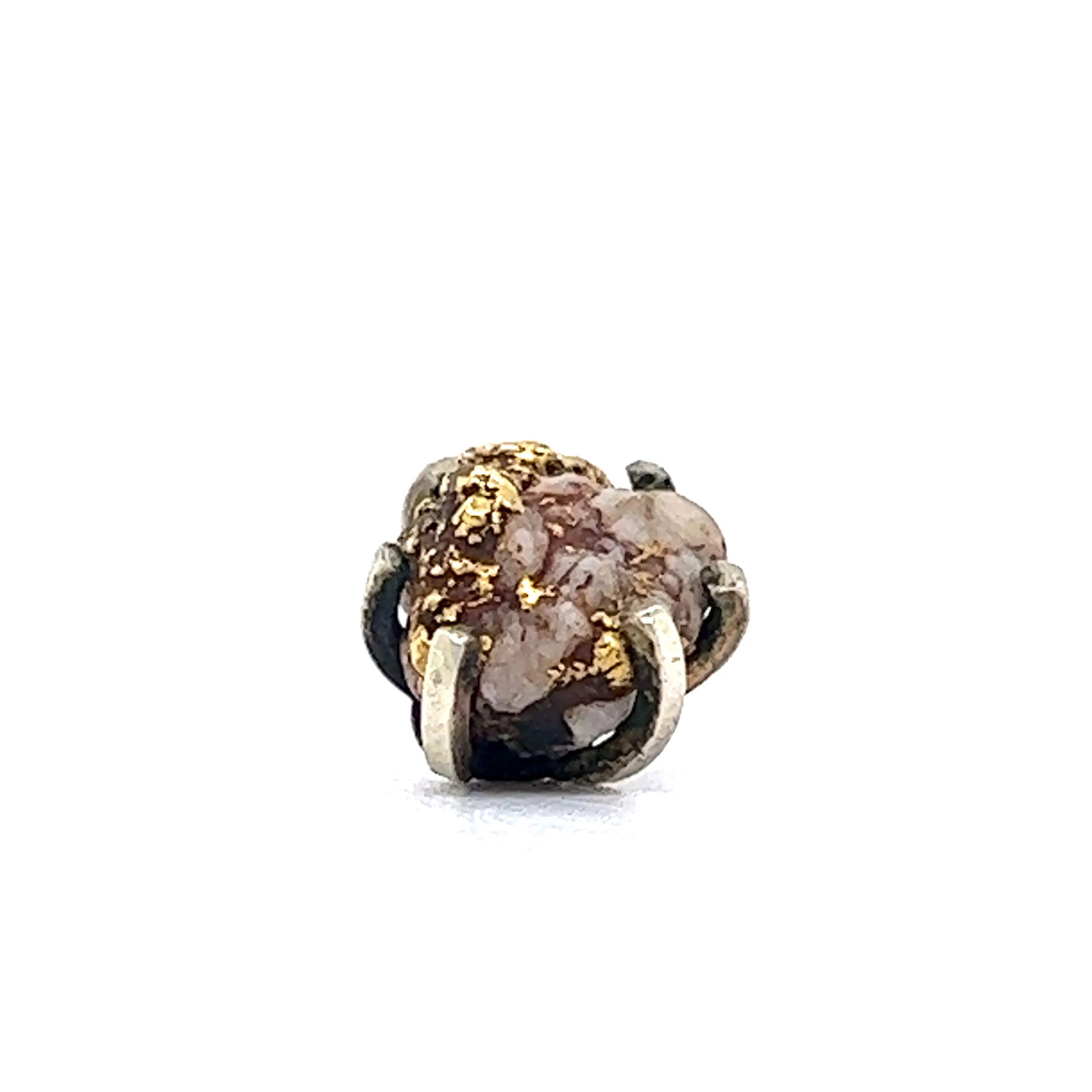 Victorian Gold Nugget Pendant in 14k Gold - Image 3