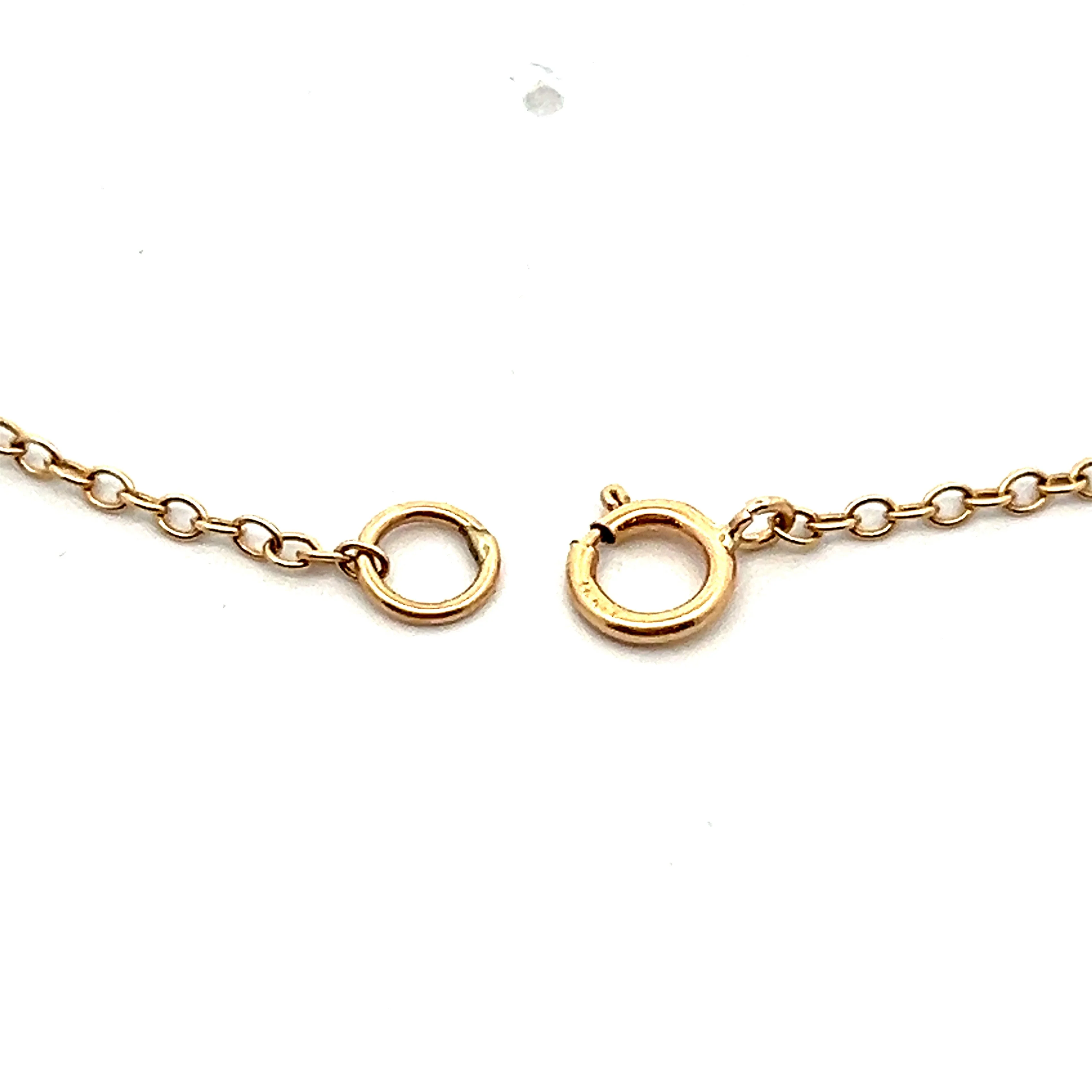 Two-Tone Ruby Bracelet in 14k Yellow & White Gold - Image 4