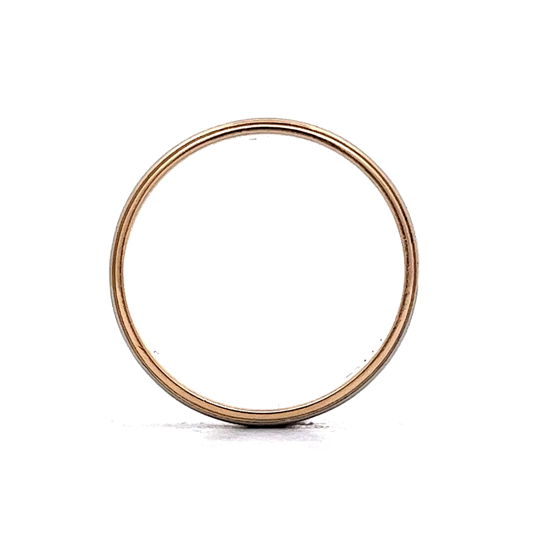 5mm Star Pattern Engraved Band in 14k White & Yellow Gold - Image 4