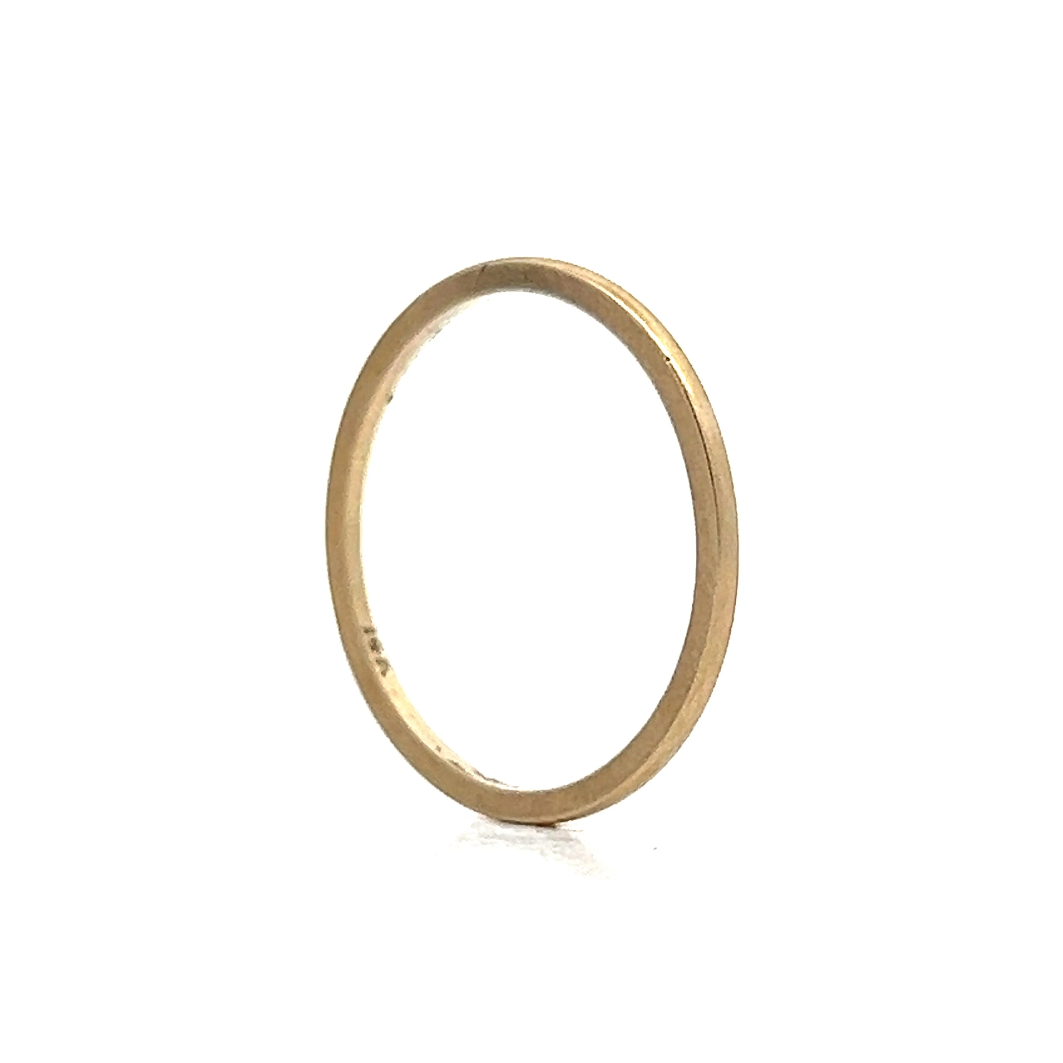 Ultra Thin Band in 14k Yellow Gold - Image 5
