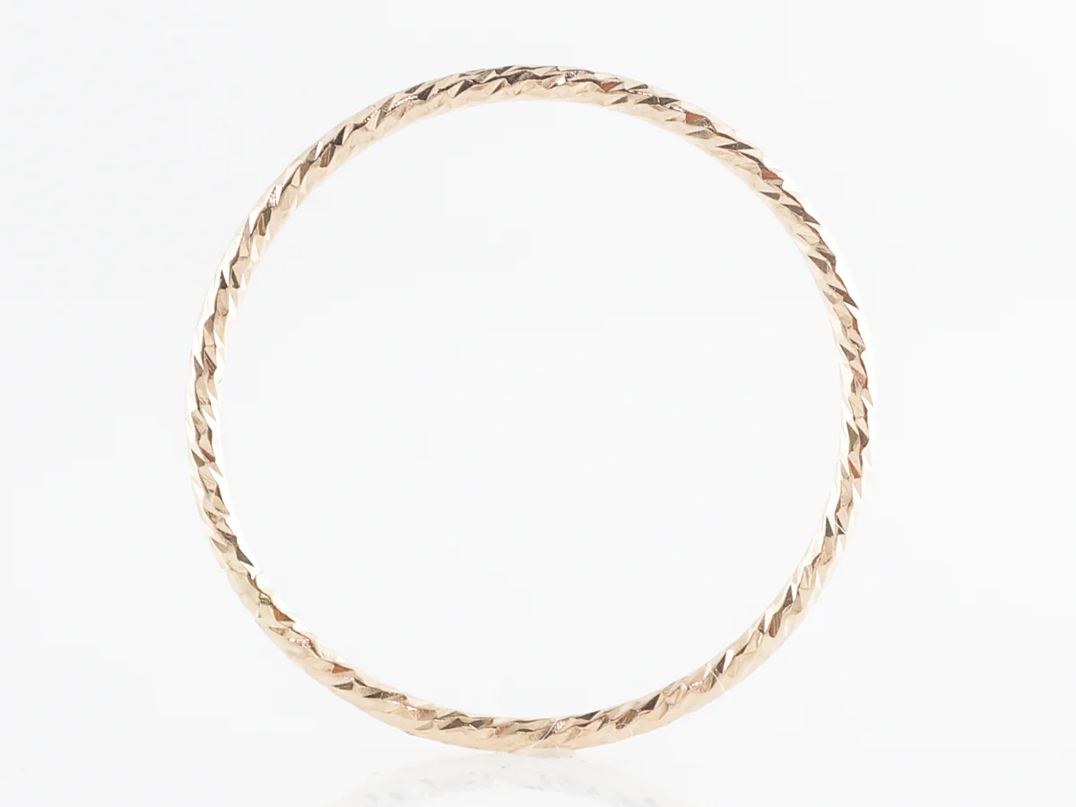 Ultra Thin Stacking Band in 14k Yellow Gold - Image 2