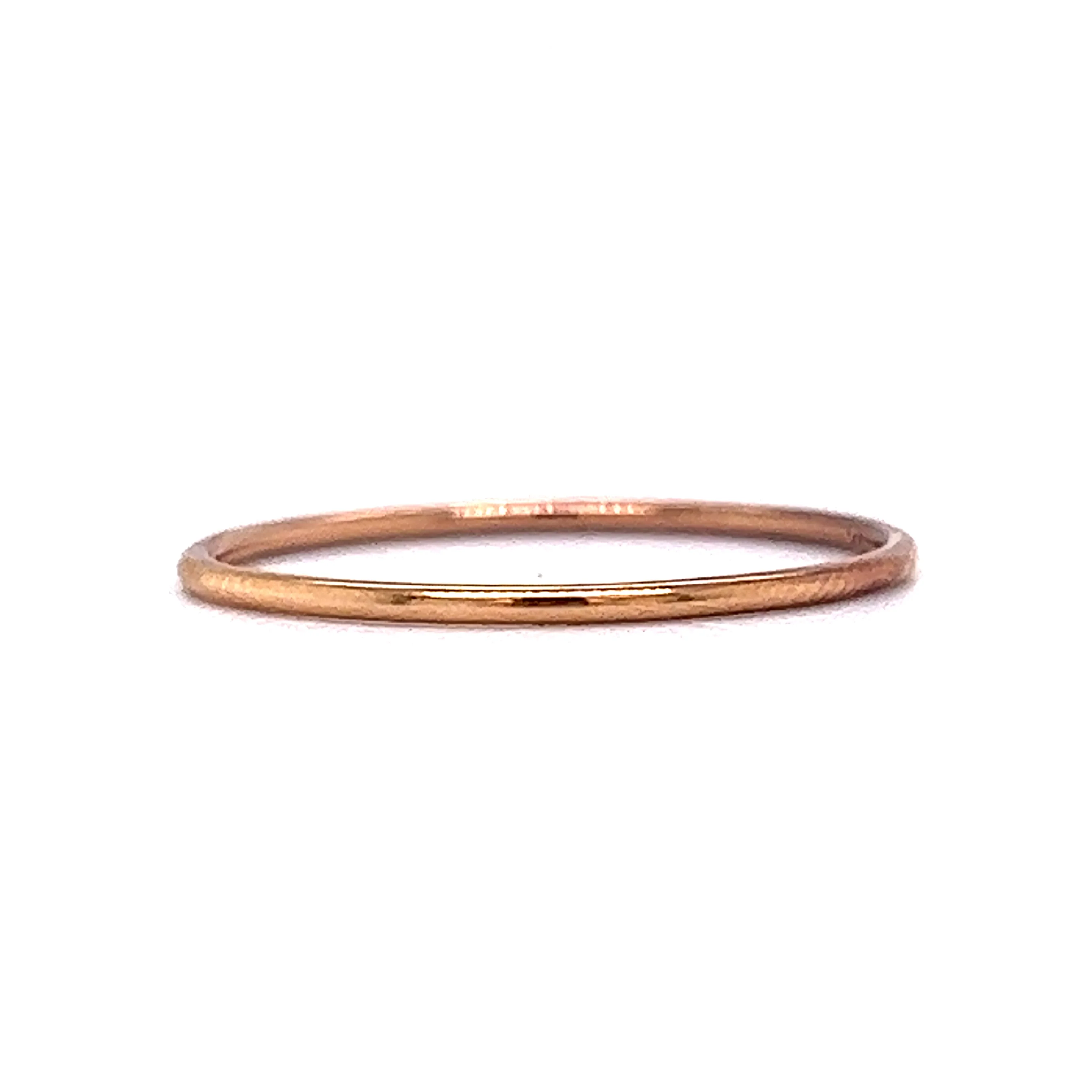 Ultra Thin Wedding Band in 14k Rose Gold - Image 2