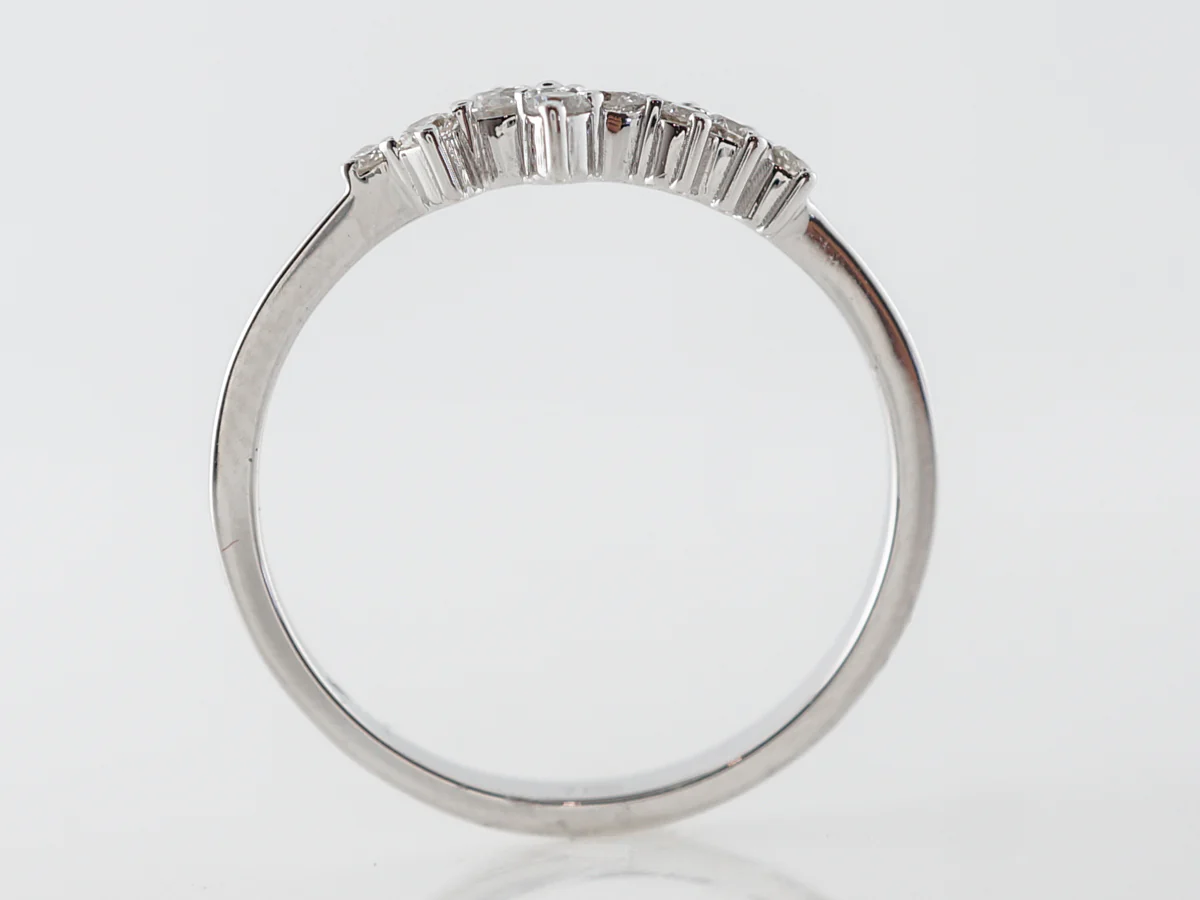 Unique Cluster Ring w/ Diamonds in White Gold - Image 4