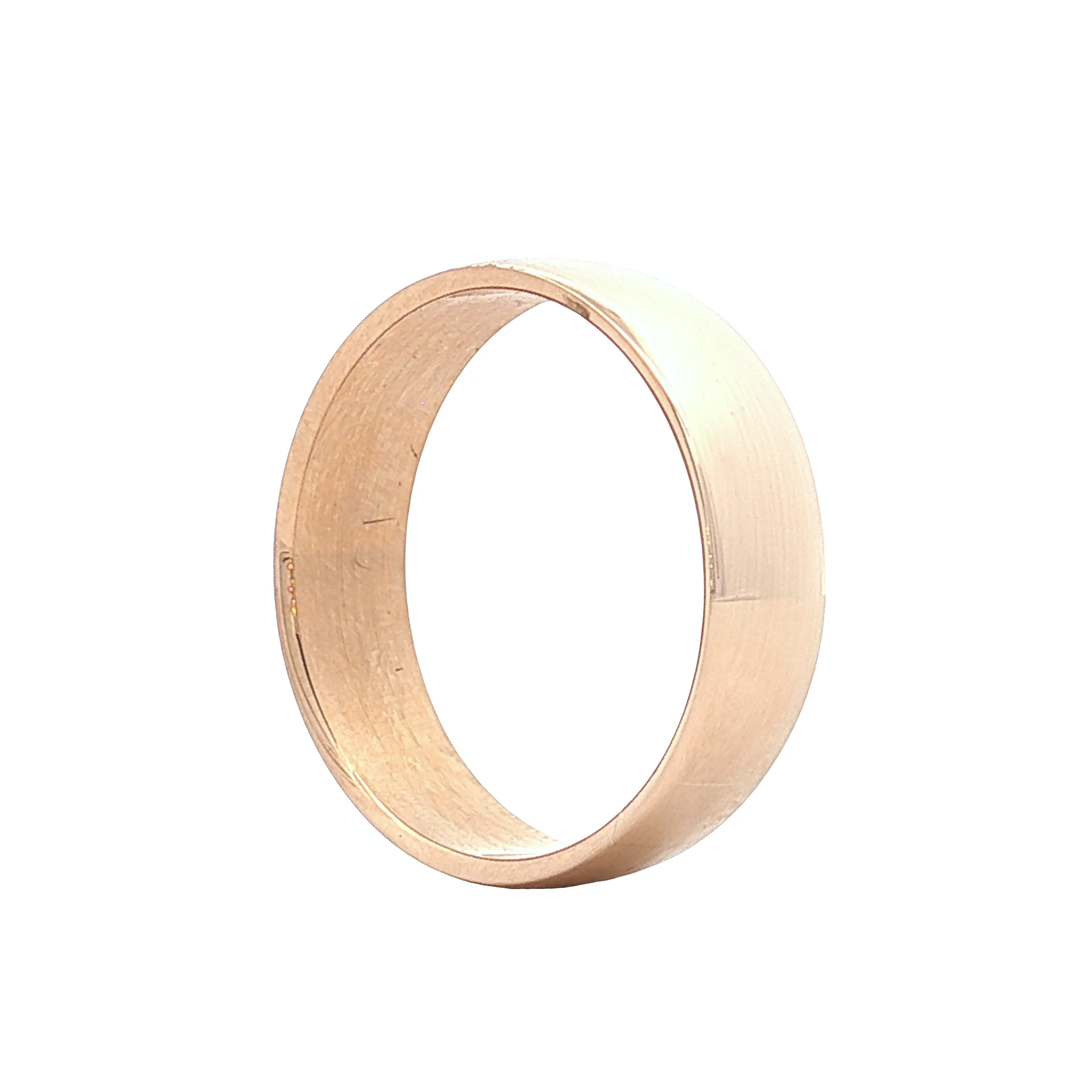 Victorian Antique Wide Wedding Band 10k Yellow Gold - Image 5