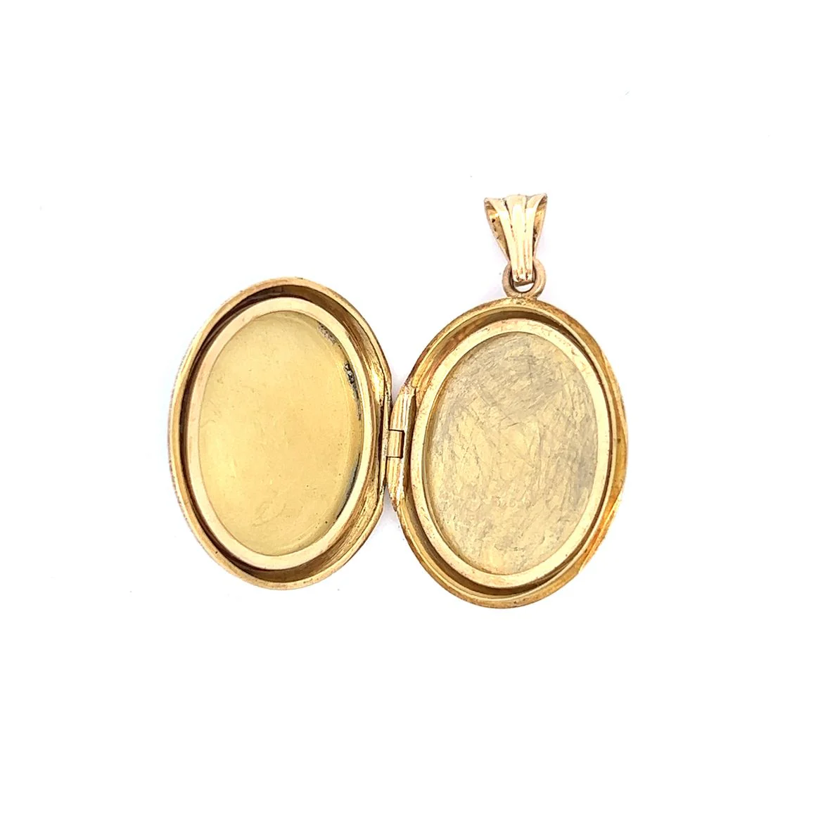 Victorian Diamond Pendant Necklace in 14k Yellow Gold - Image 4
