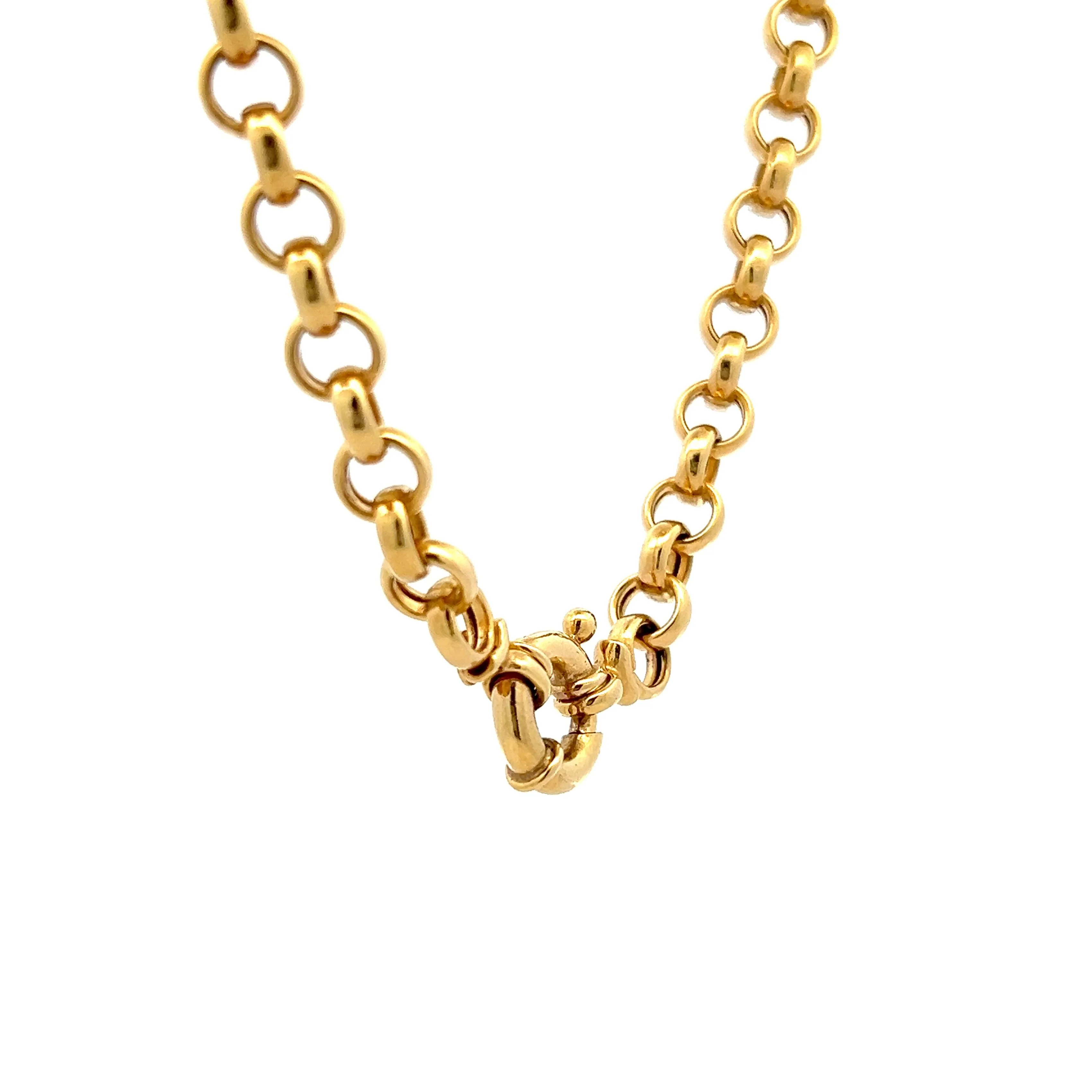 Victorian Inspired Charm Chain Necklace in 14k - Image 3