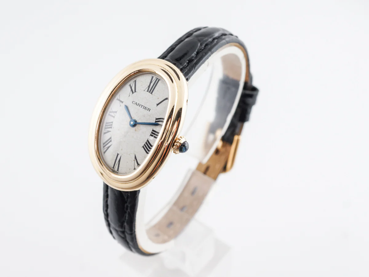 Vintage Cartier Ladies Watch Baignoire in 18k Yellow Gold - Image 2