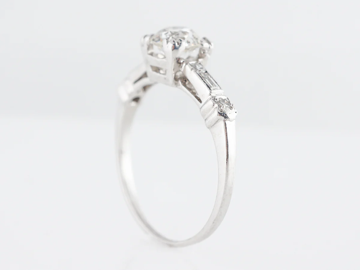 Vintage 1930's Wedding Set in Platinum - Image 6
