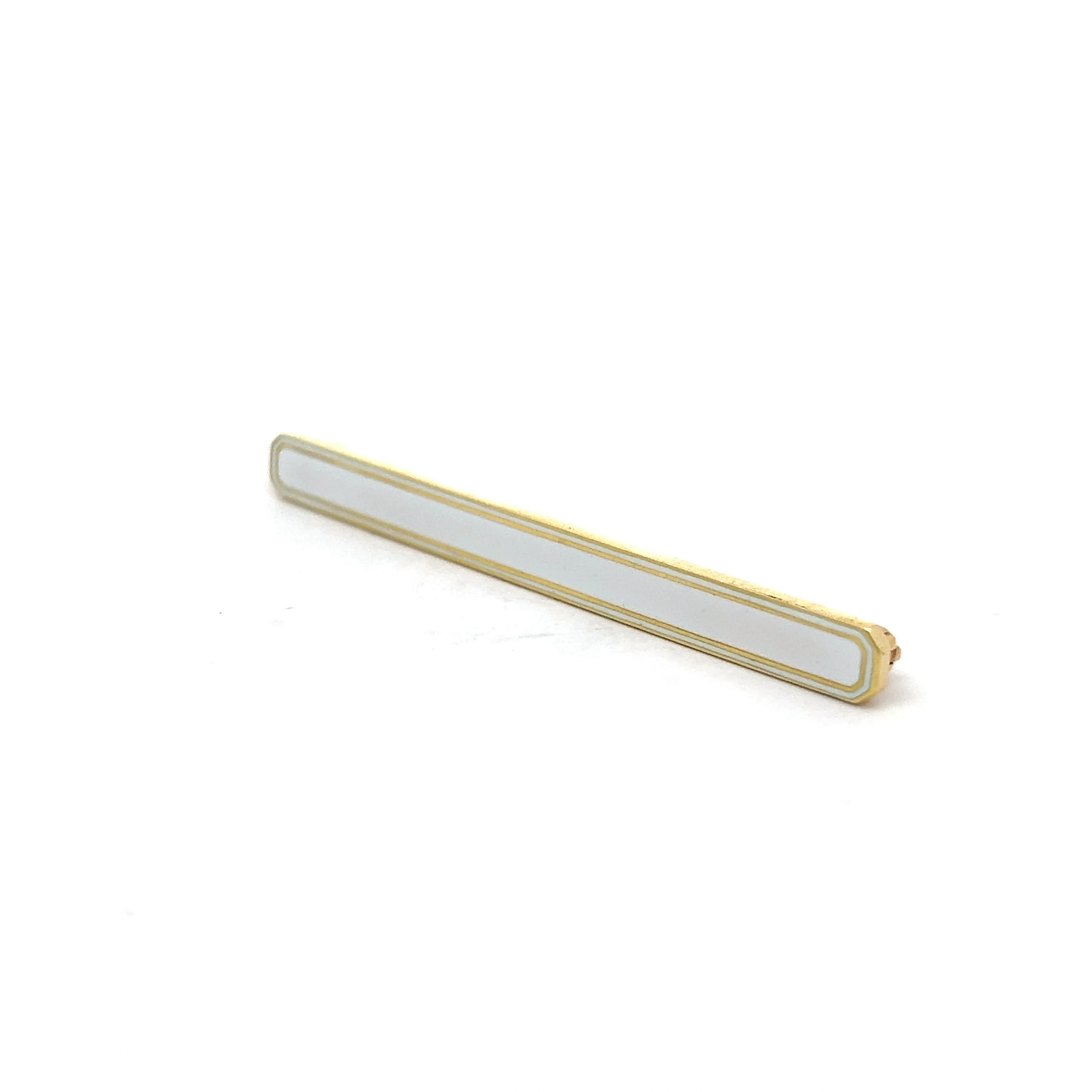 Vintage 1950's Bar Brooch in 14k Yellow Gold - Image 2