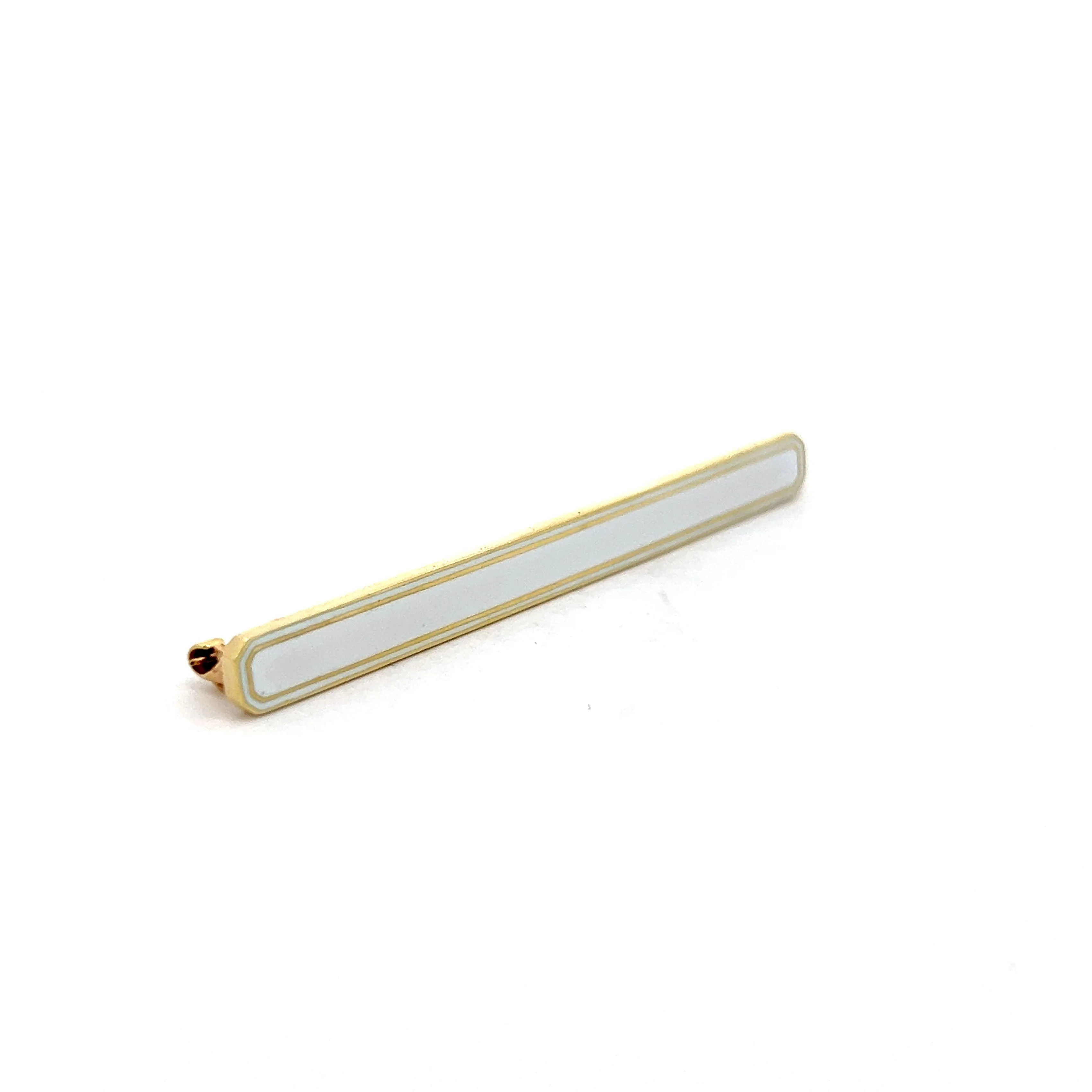Vintage 1950's Bar Brooch in 14k Yellow Gold - Image 3