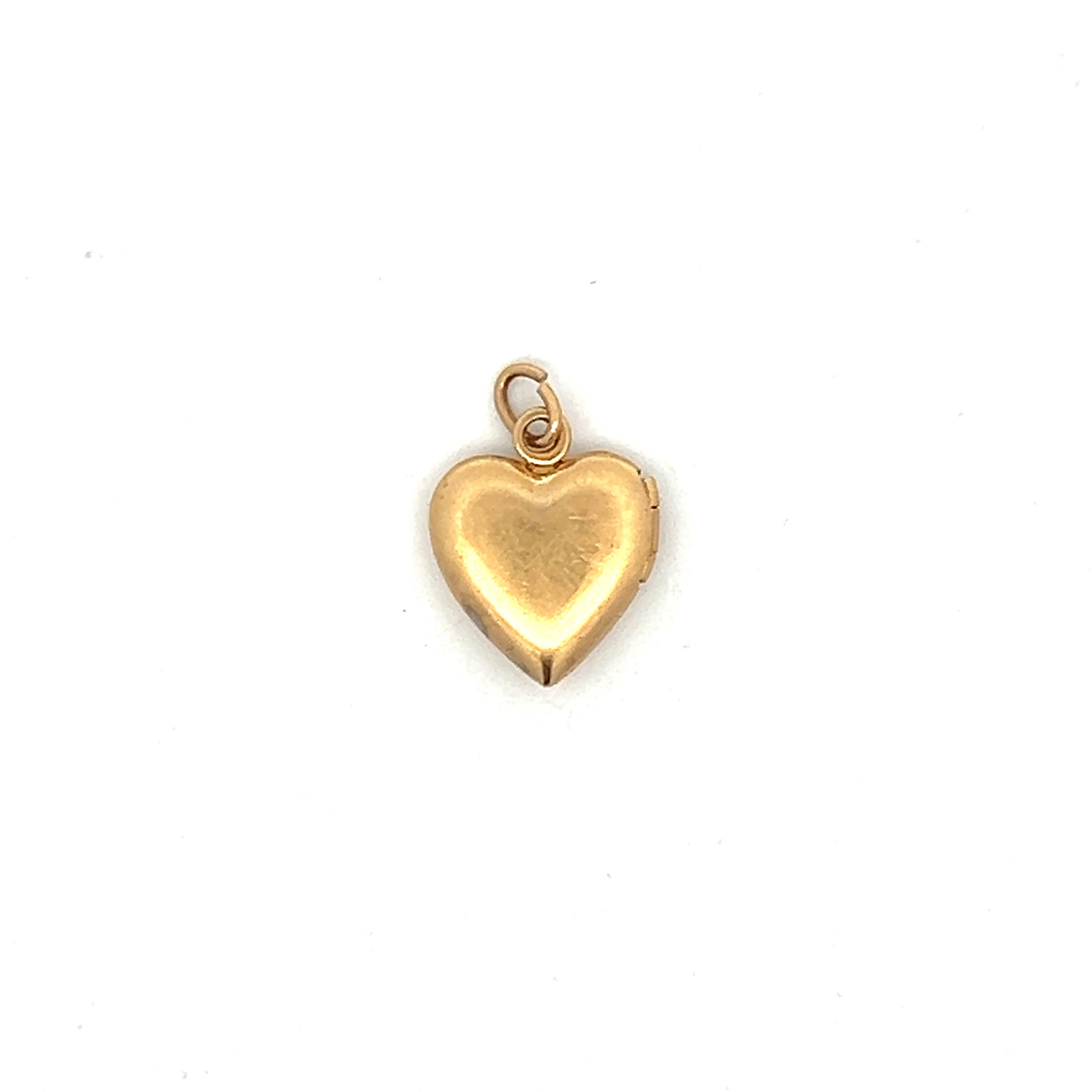 Vintage 1950s Heart Locket in 14k Yellow Gold - Image 2