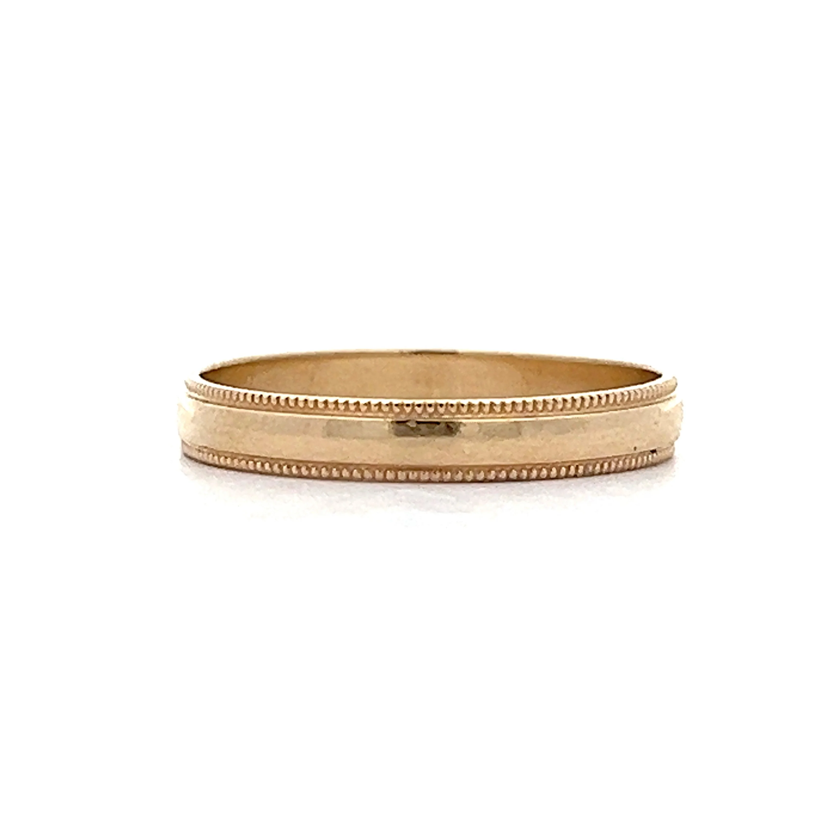 Vintage 1950's Men's Wedding Band in 10k Yellow Gold - Image 3