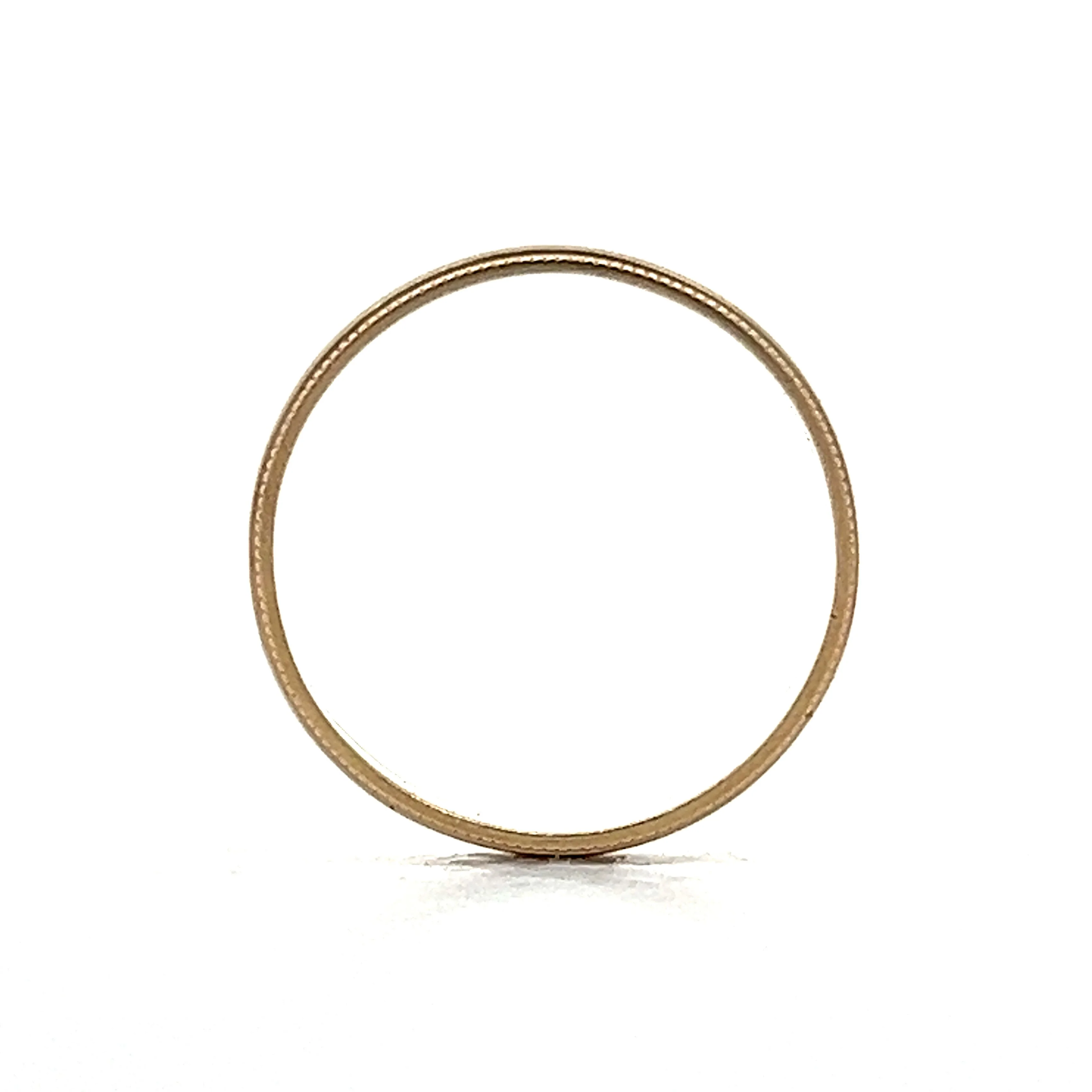 Vintage 1950's Men's Wedding Band in 10k Yellow Gold - Image 4