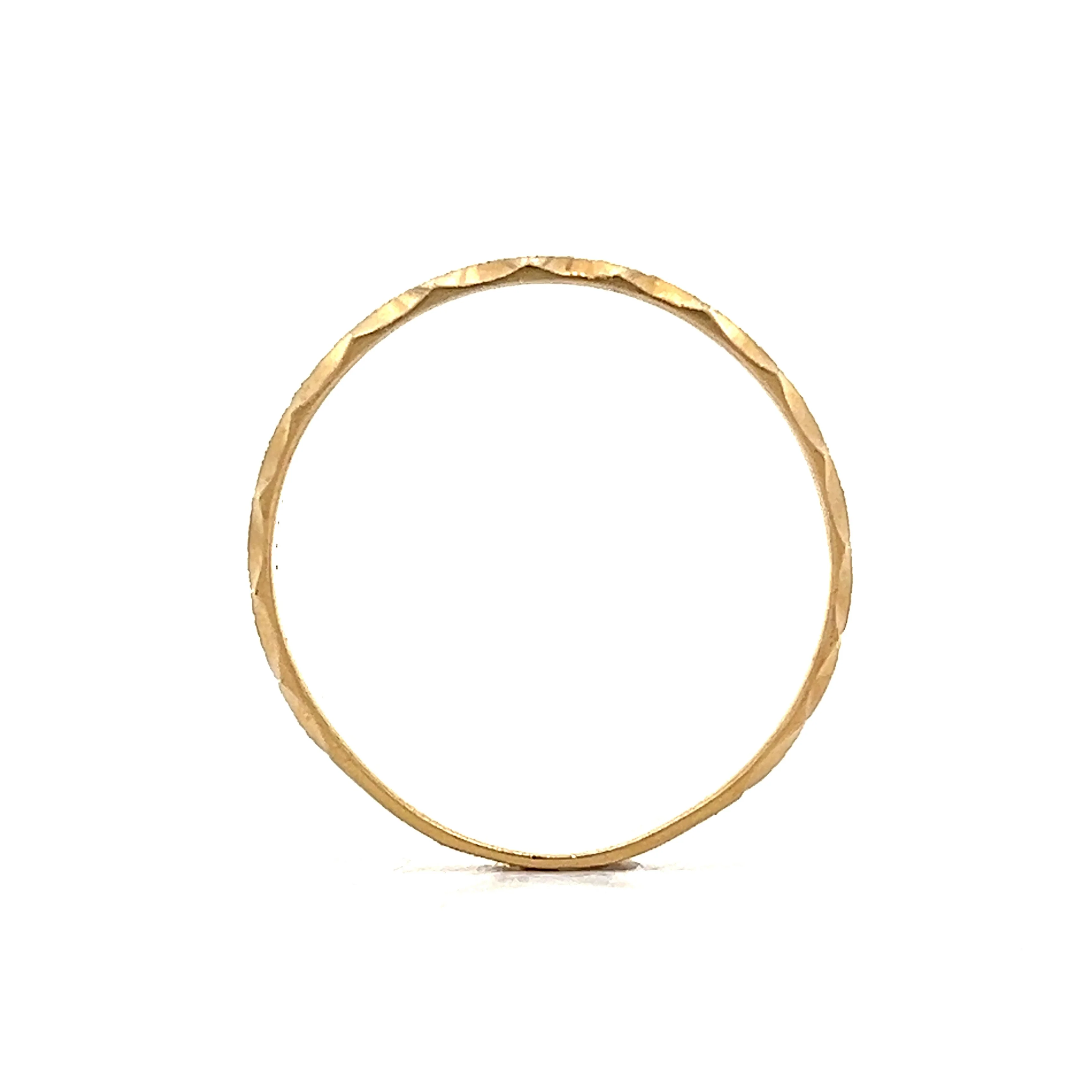 Vintage 1950's Men's Wedding Band in 14k Yellow Gold - Image 4
