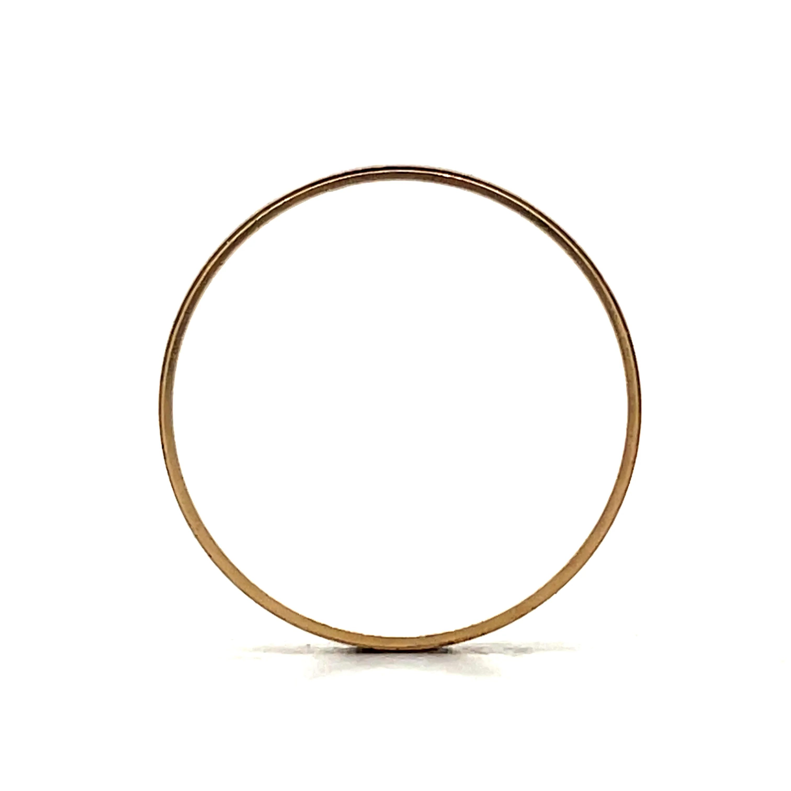 Vintage 1960s 5mm Wedding Band in 10k - Image 4