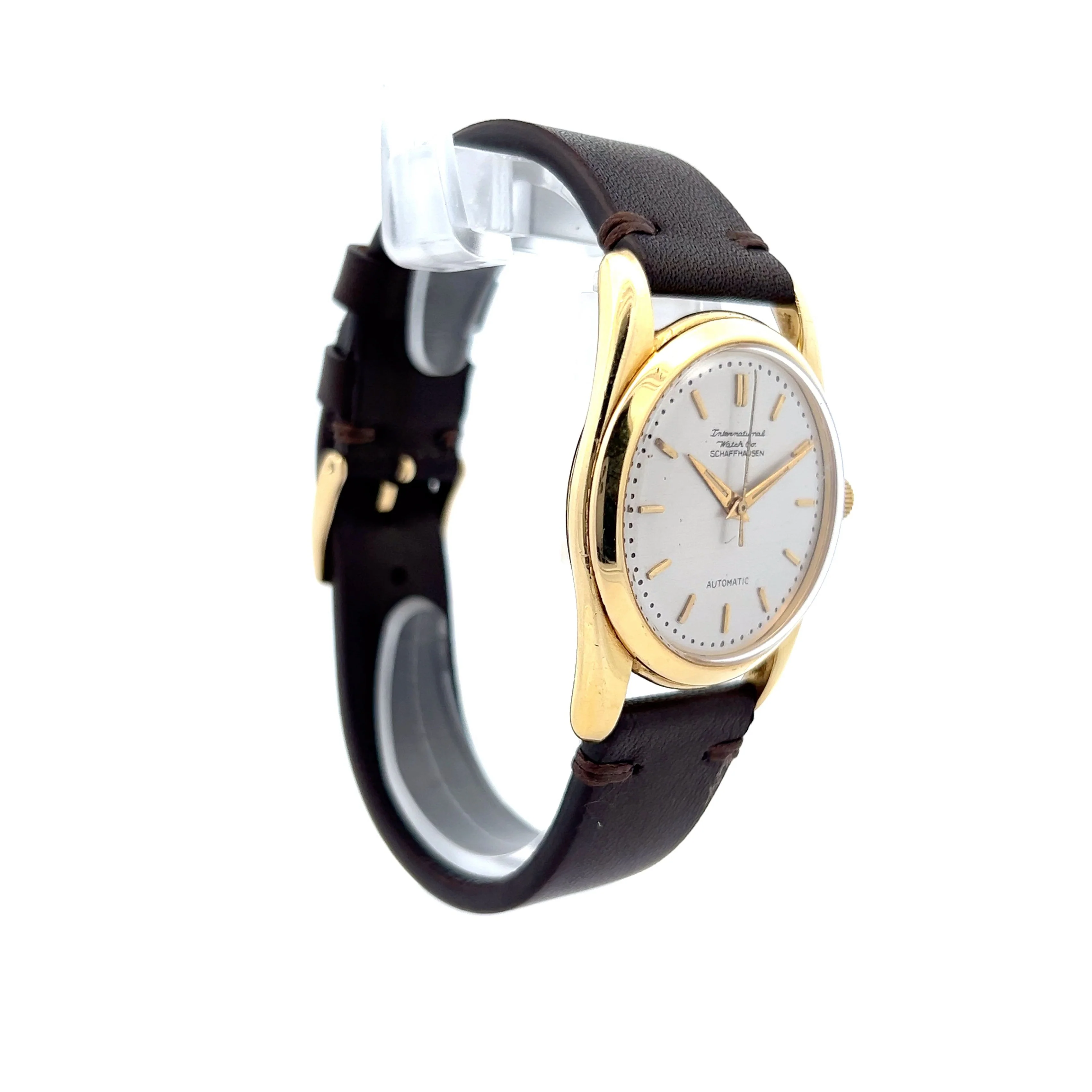 Vintage 1960's IWC Automatic Watch 37mm in 14k - Image 3