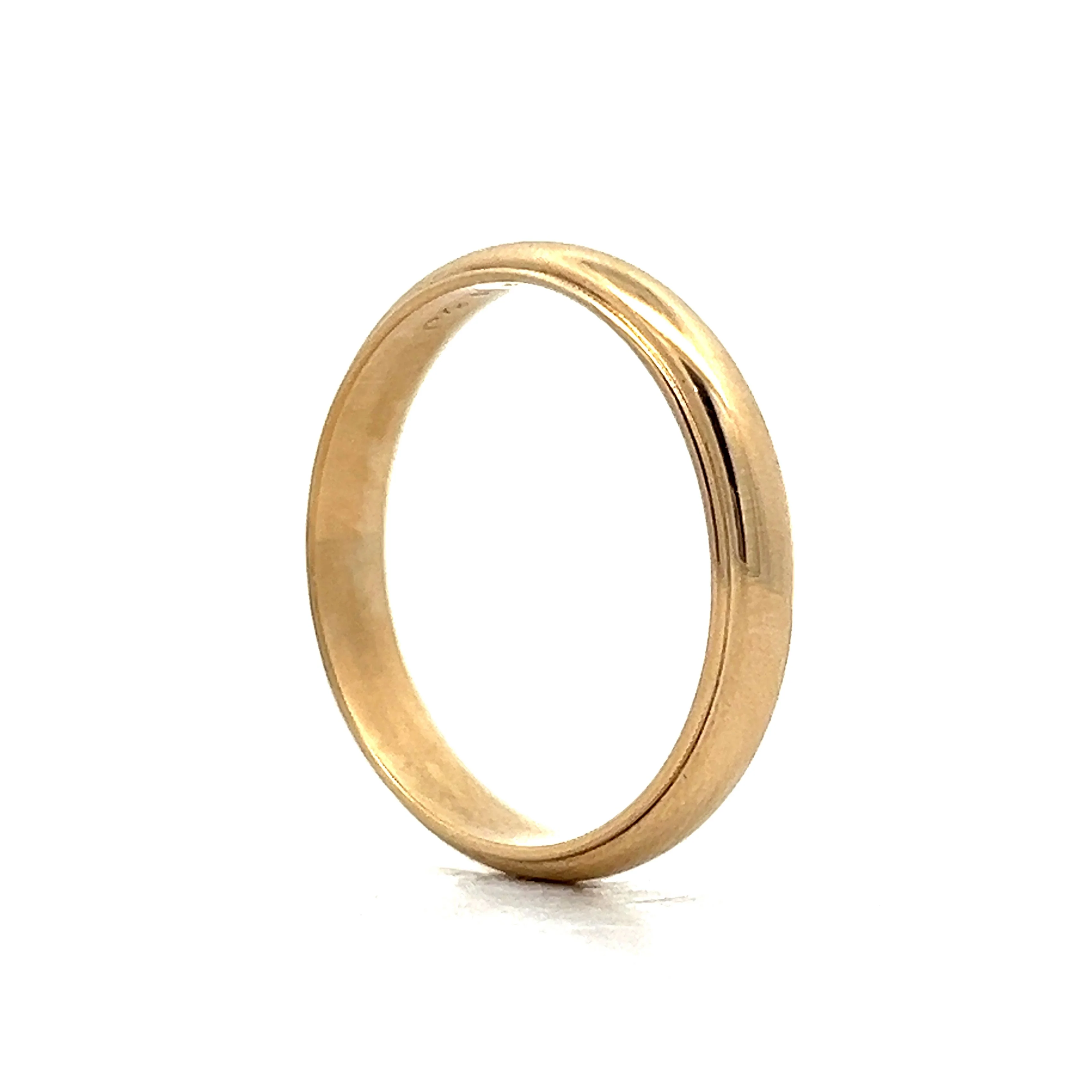 Vintage 1960's Mens Milgrain Band in 14k Yellow Gold - Image 4
