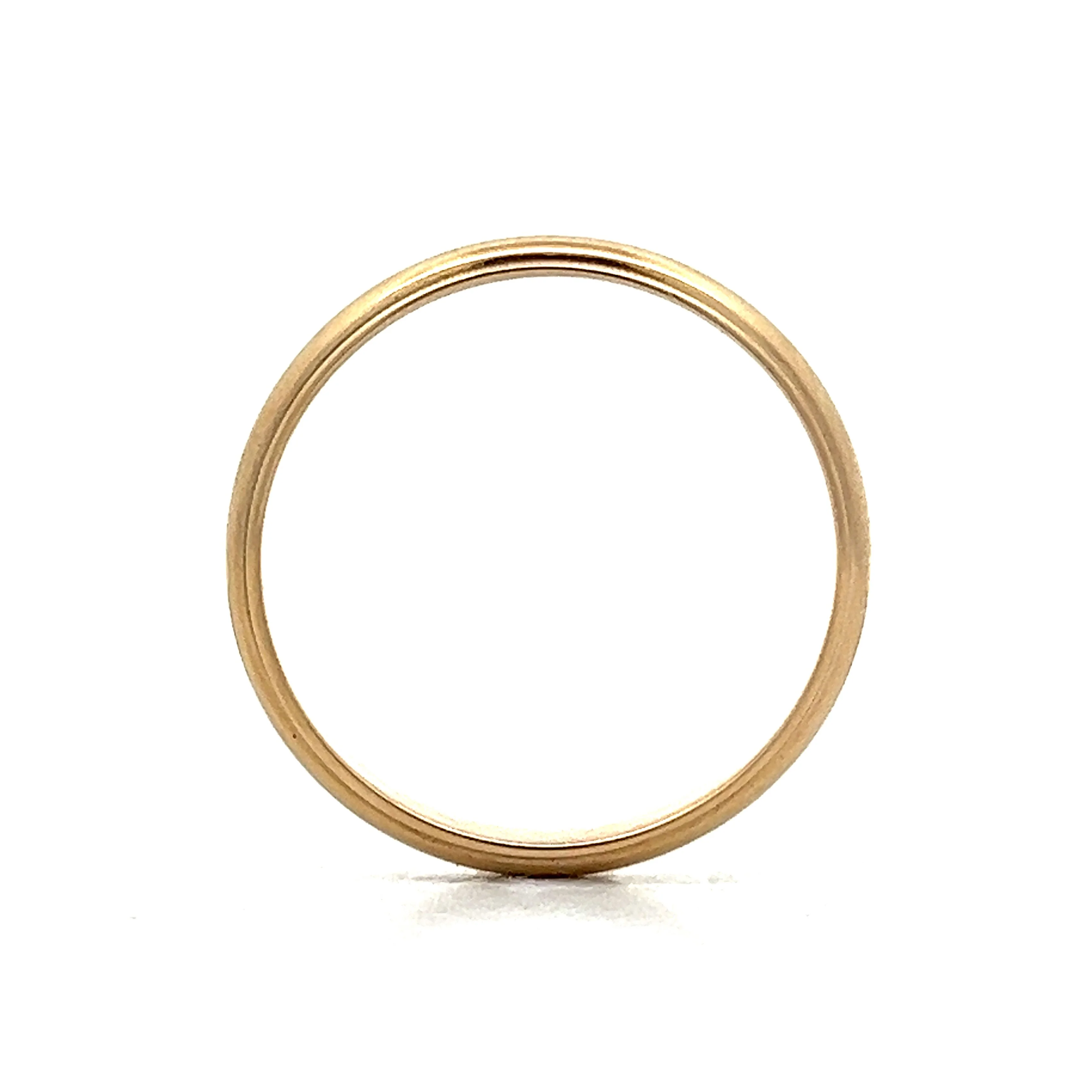 Vintage 1960's Mens Milgrain Band in 14k Yellow Gold - Image 5