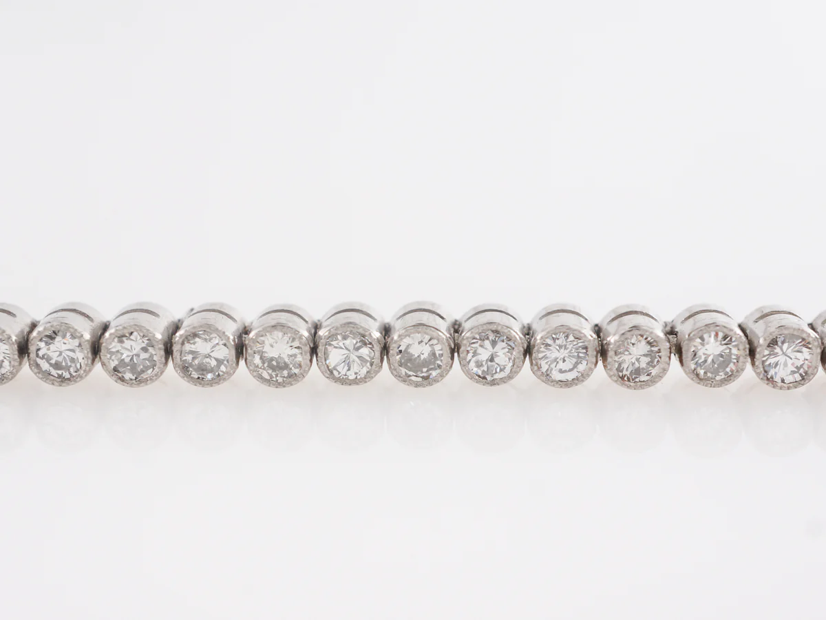 Vintage 2 Carat Diamond Tennis Bracelet in Platinum