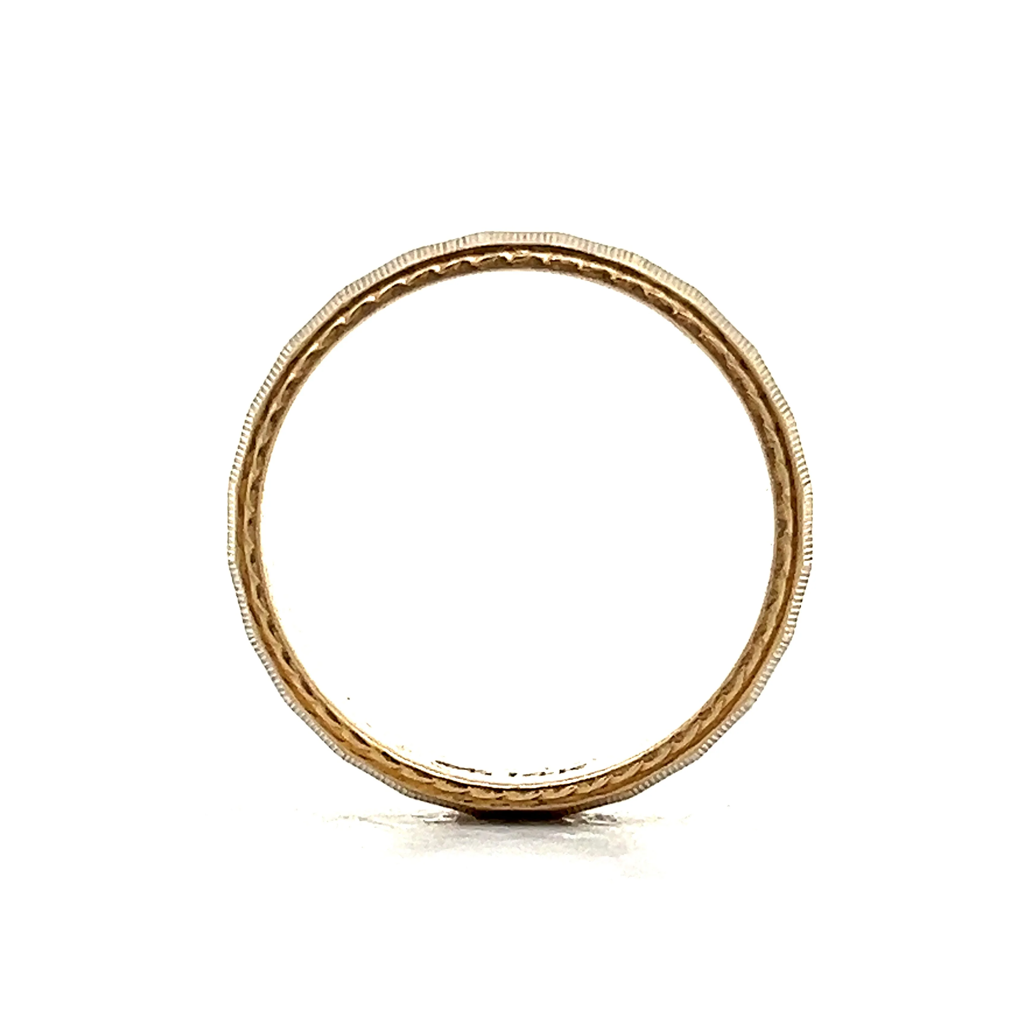 Vintage 6mm Men's Wedding Band in 14k Yellow Gold - Image 4