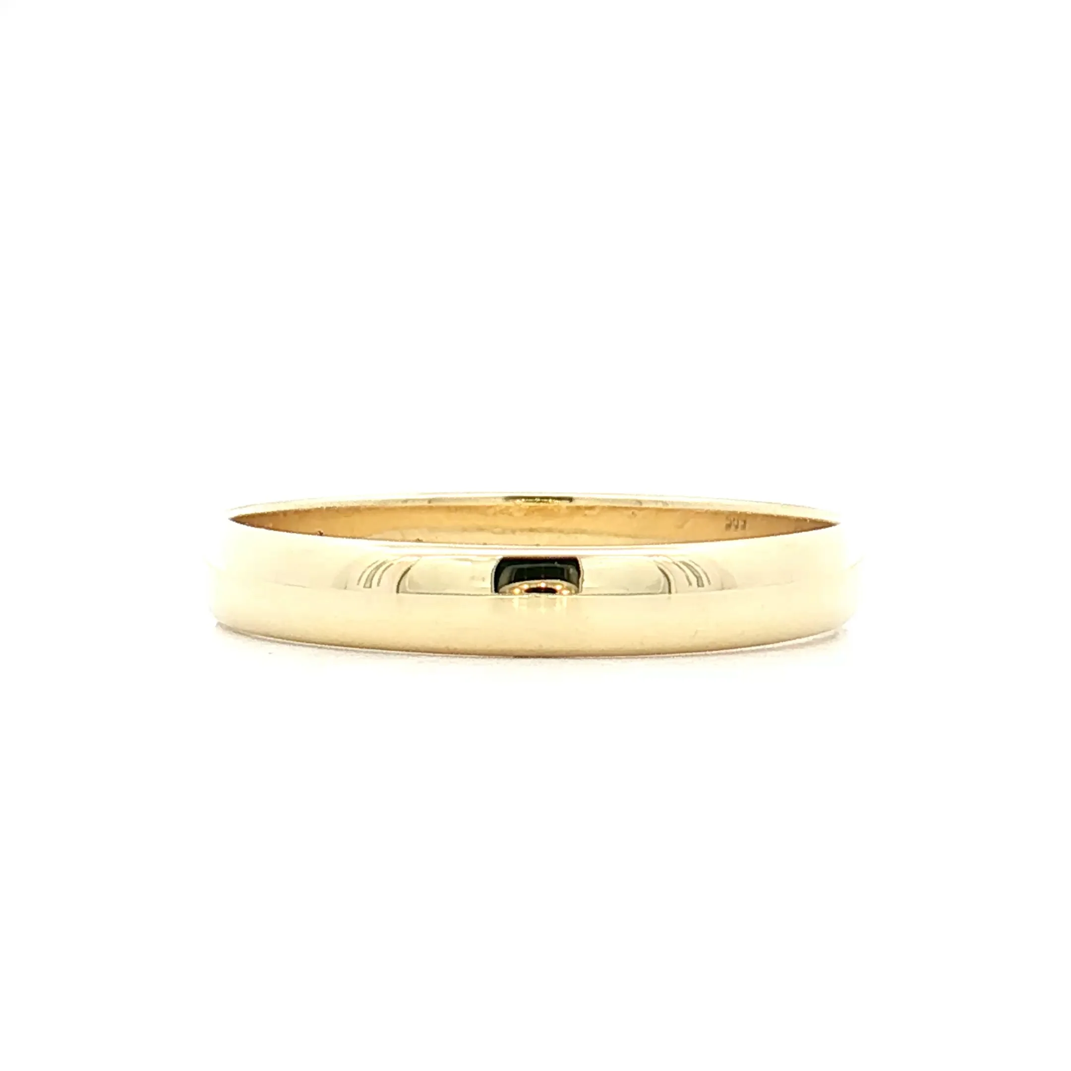 Vintage Art Deco Mens Wedding Band 14k Yellow Gold