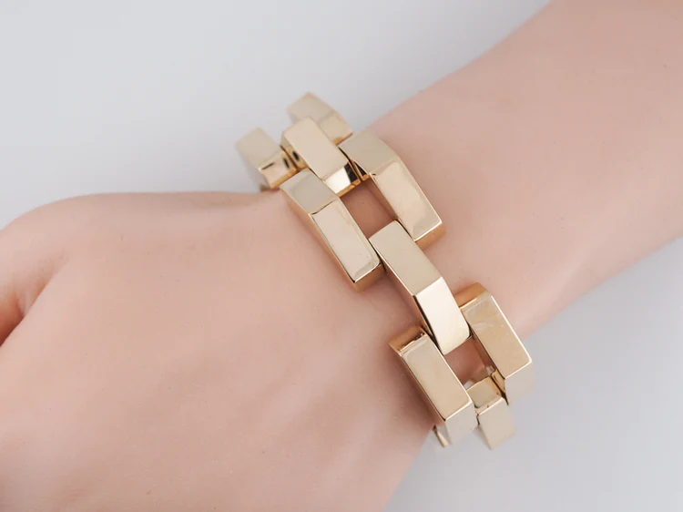 Vintage Bracelet Mid-Century in 14k Yellow Gold - Image 6
