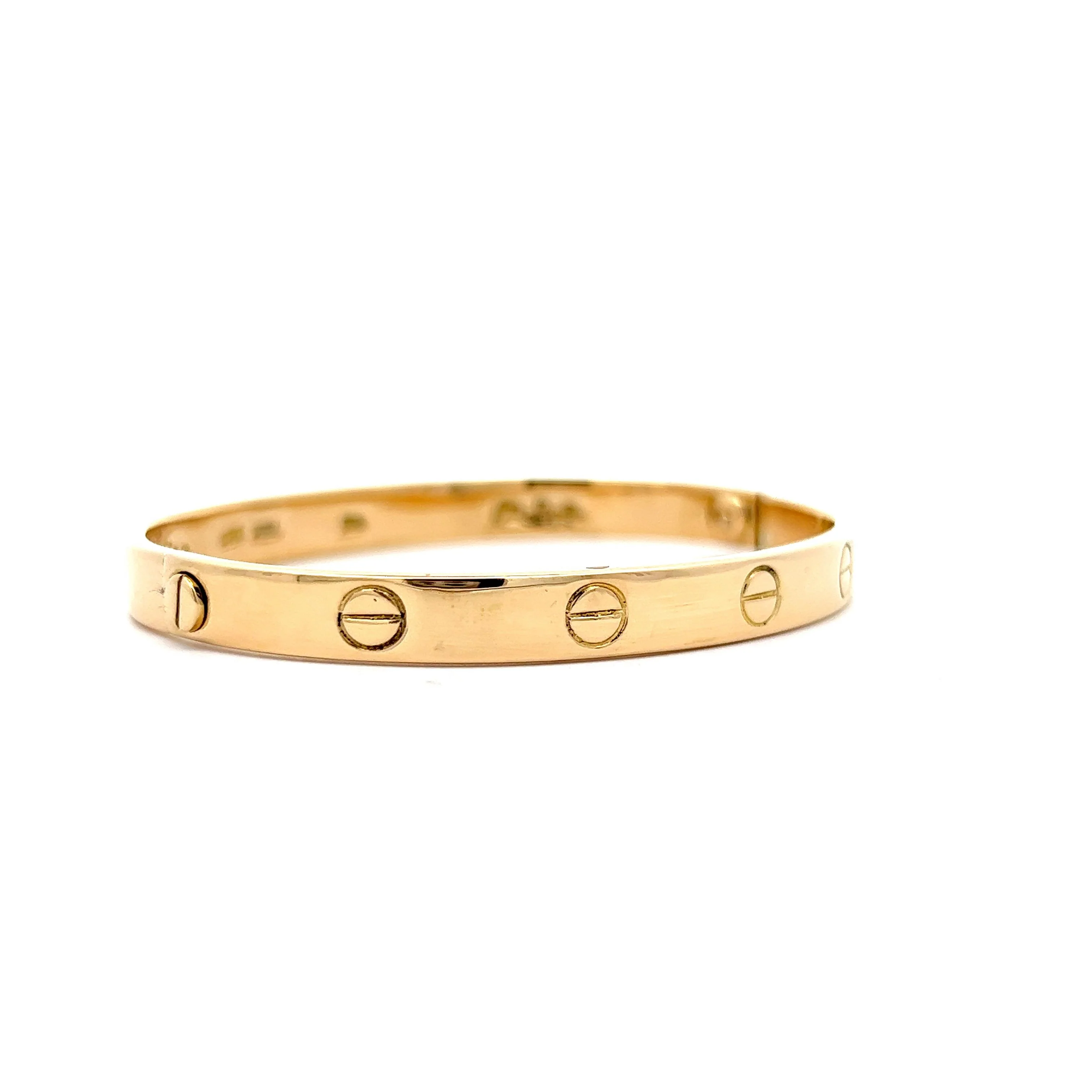 Vintage Cartier Love Bracelet in 18k Yellow Gold - Image 3