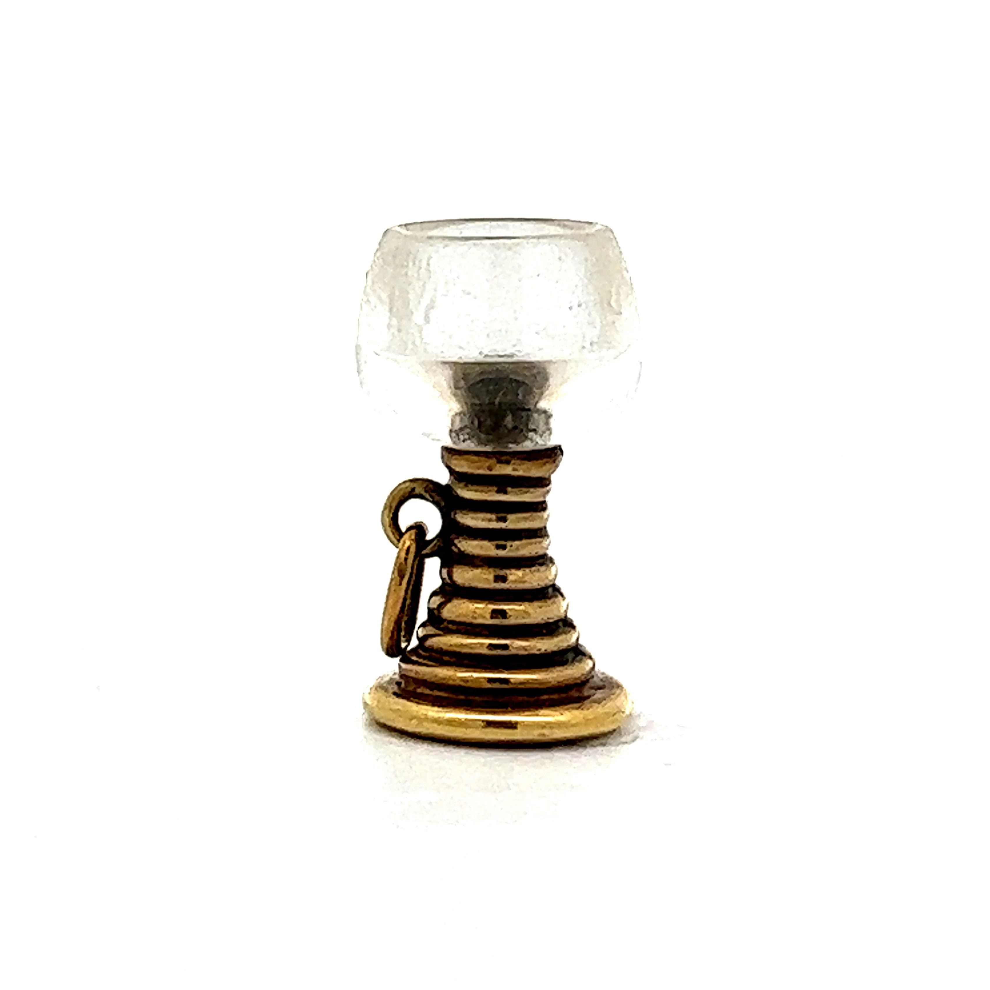 Vintage Chalice Charm in 14k Yellow Gold - Image 3