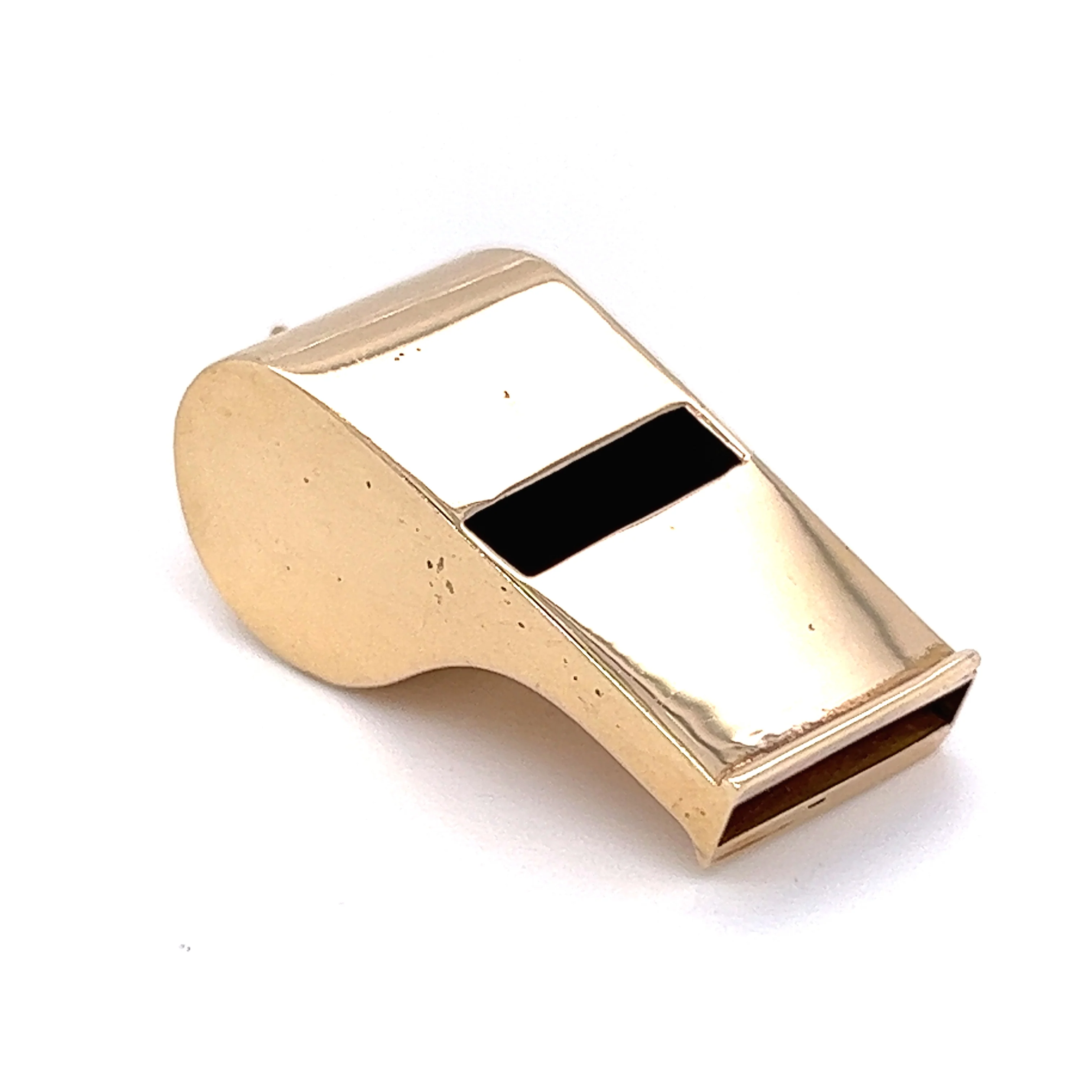 Vintage Charm Whistle Mid-Century in 14k Yellow Gold - Image 3