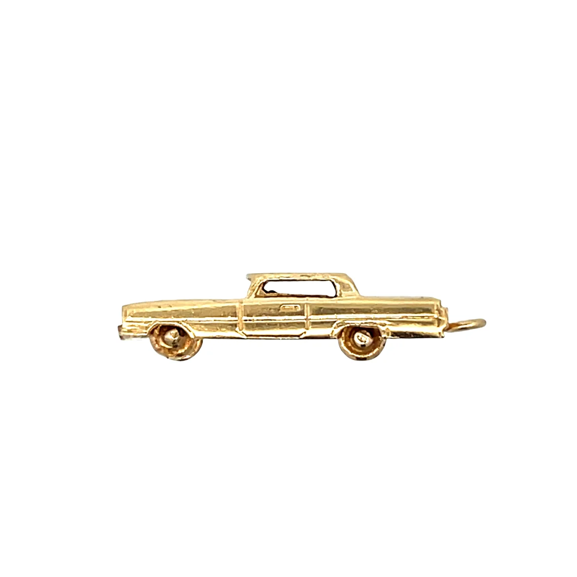 Vintage Classic Car Charm in 14k Yellow Gold