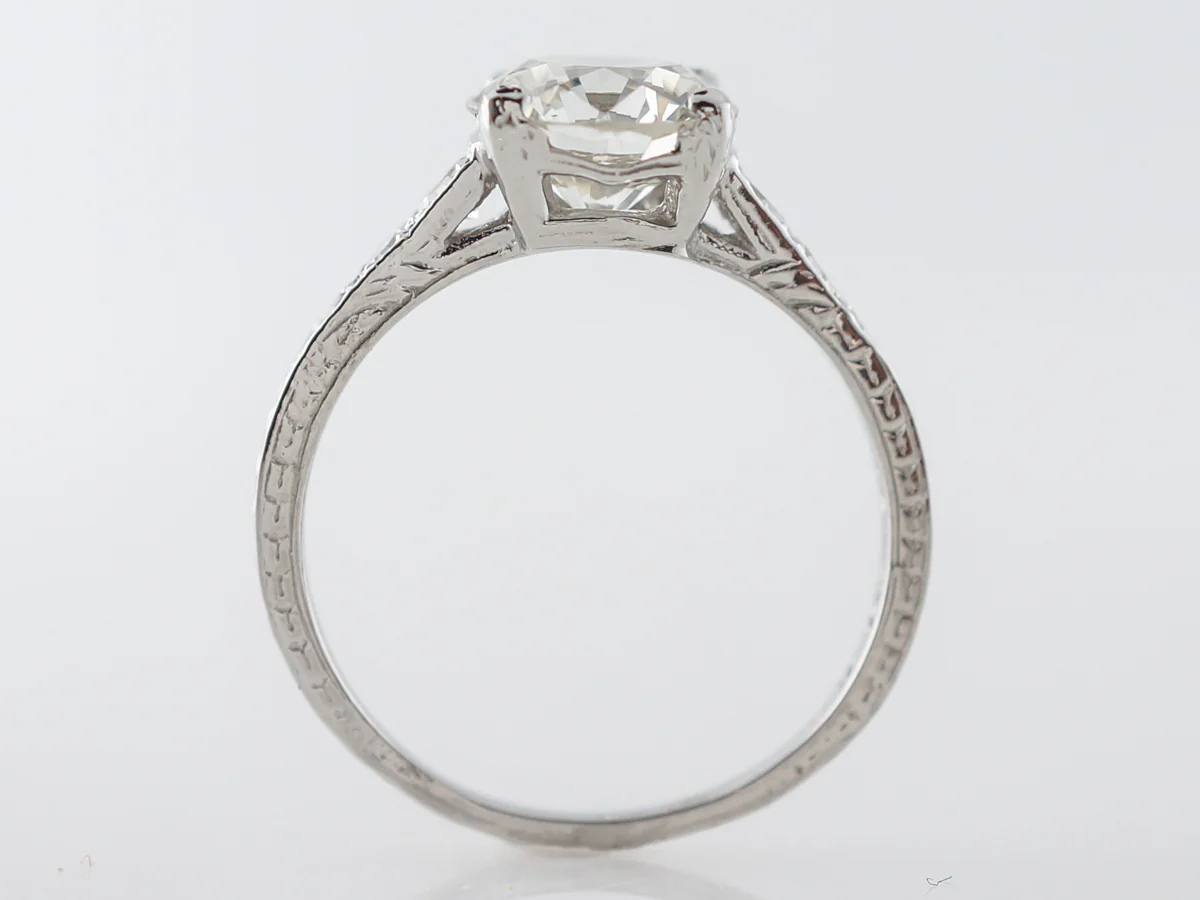 Vintage Deco Engagement Ring w/ 1.50 Carat Diamond - Image 4
