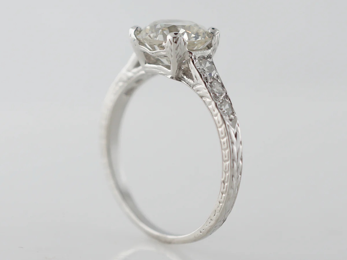 Vintage Deco Engagement Ring w/ 1.50 Carat Diamond - Image 5