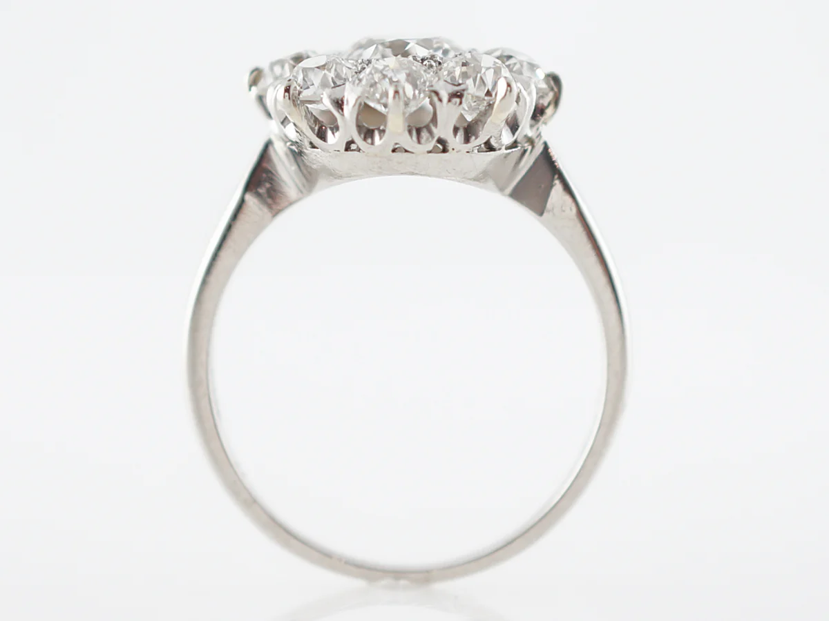 Vintage Engagement Ring Edwardian C.D. Peacock & Co .81 Old European Cut Diamond in Platinum - Image 4