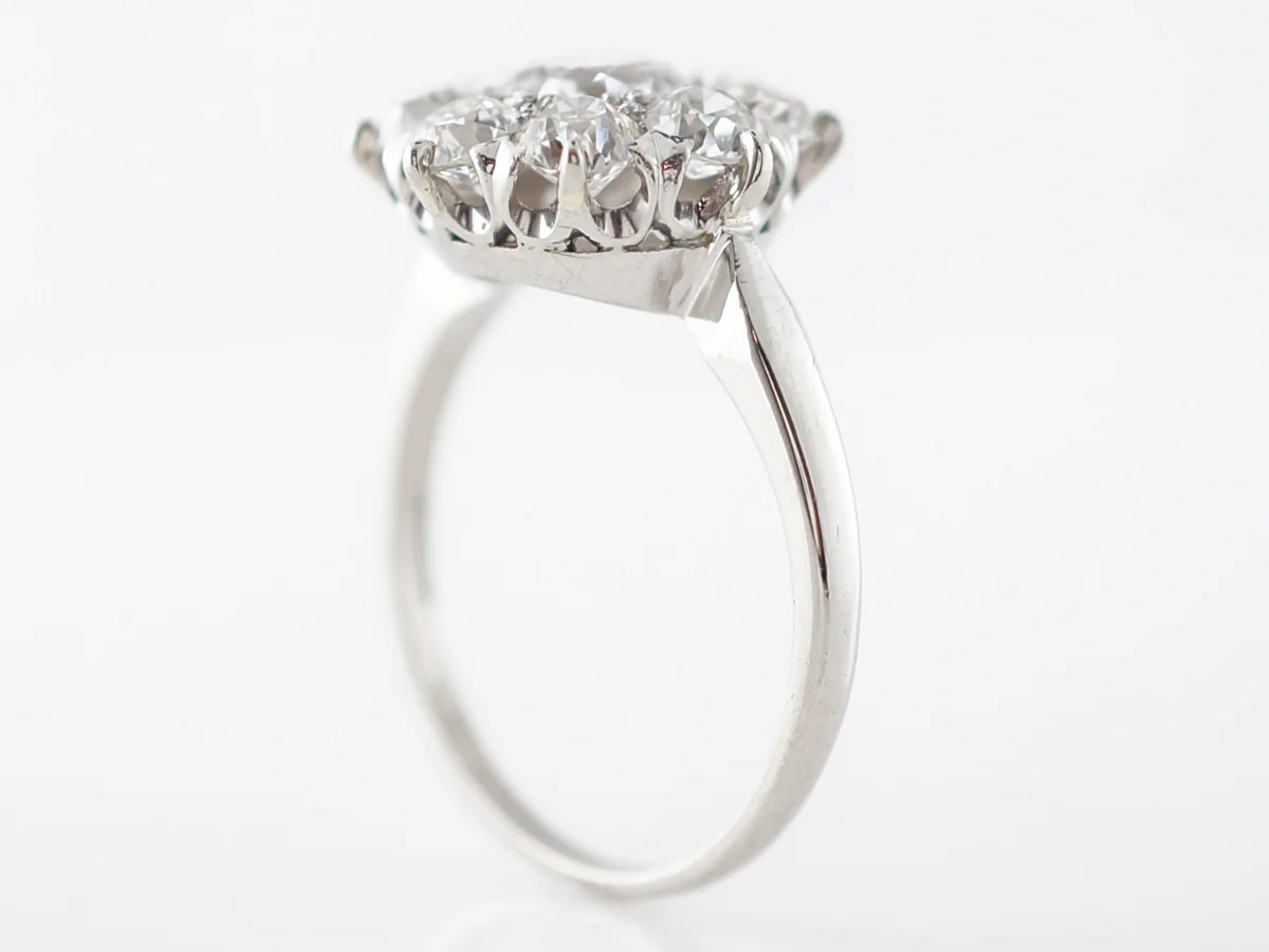 Vintage Engagement Ring Edwardian C.D. Peacock & Co .81 Old European Cut Diamond in Platinum - Image 5