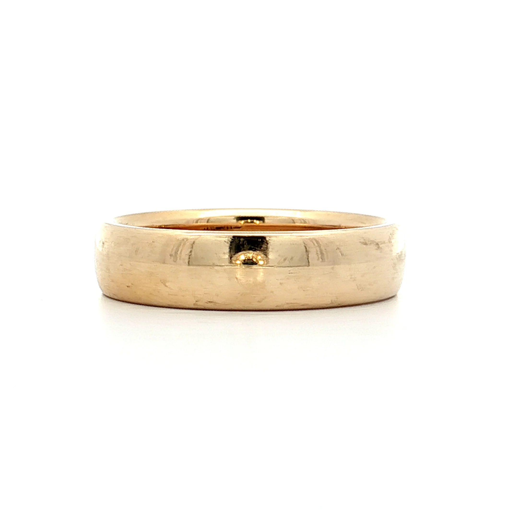 Vintage Jabel 5mm Wedding Band in 14k Yellow Gold - Image 2