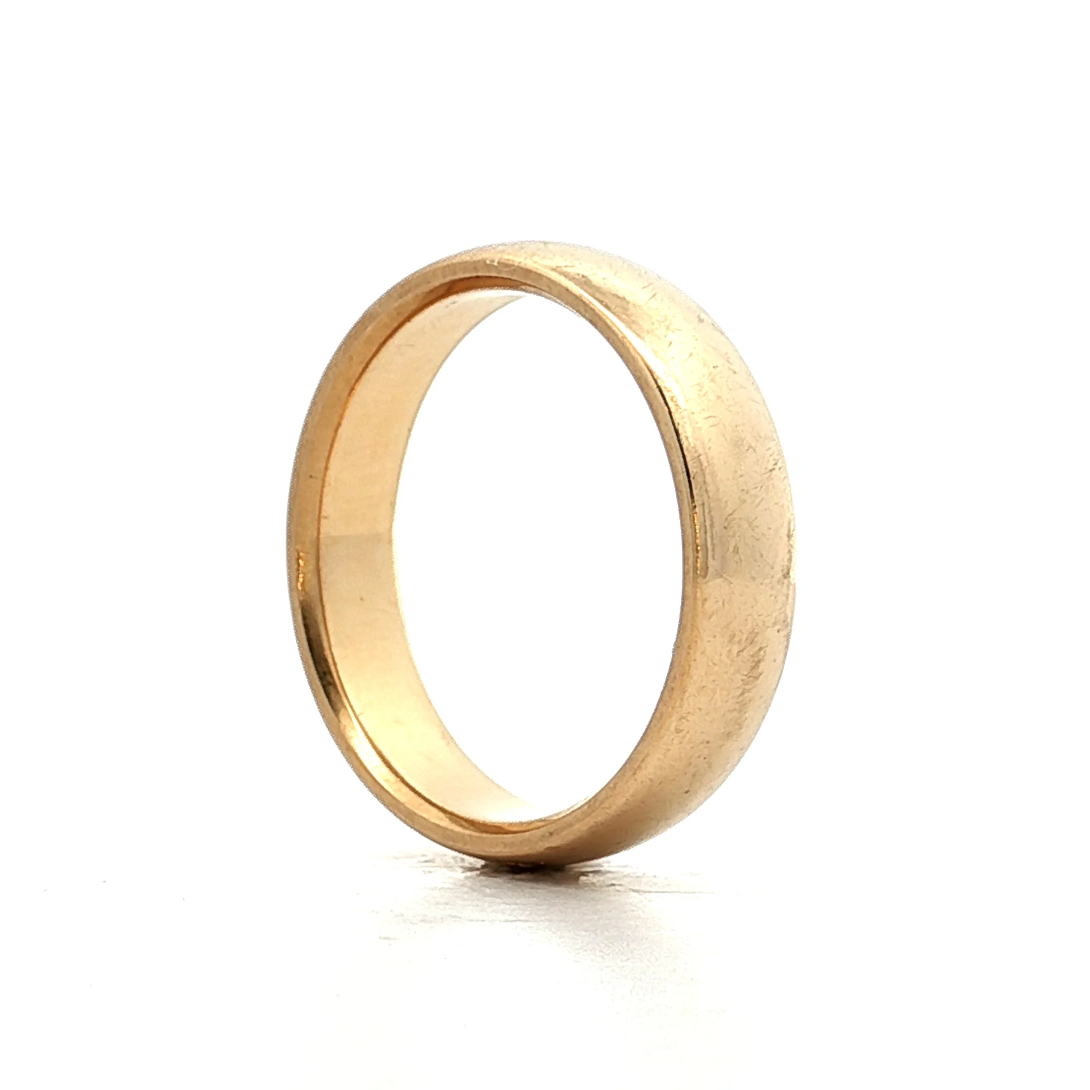 Vintage Jabel 5mm Wedding Band in 14k Yellow Gold - Image 5