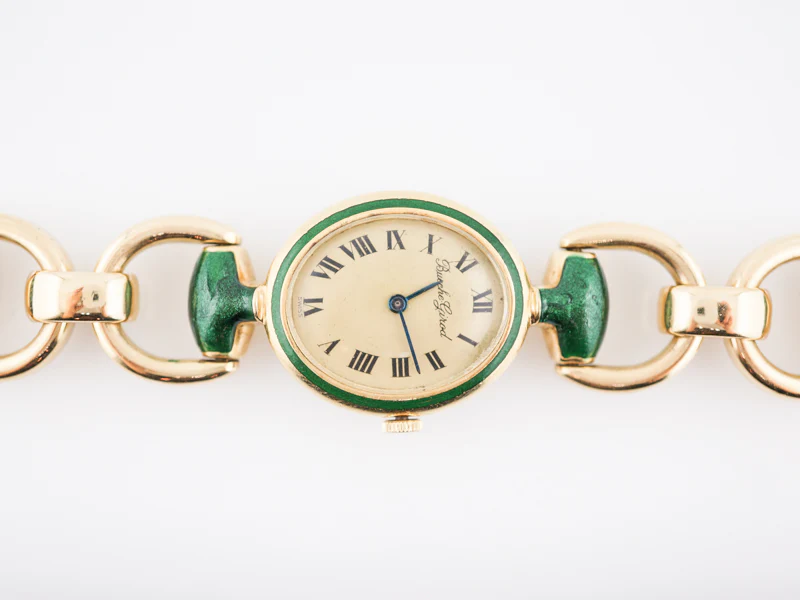 Vintage Ladies Watch Italian Mid-Century in 18k Yellow Gold - Image 2