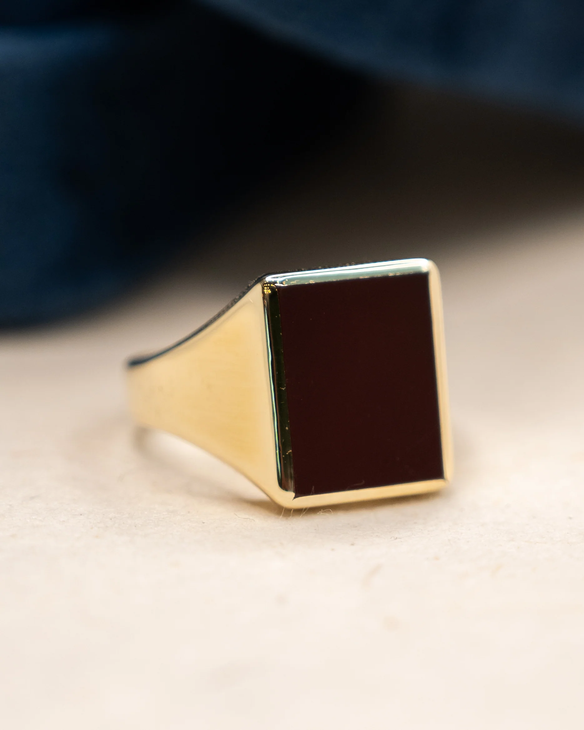 Vintage Mens Carnelian Signet Ring 14k Yellow Gold - Image 7