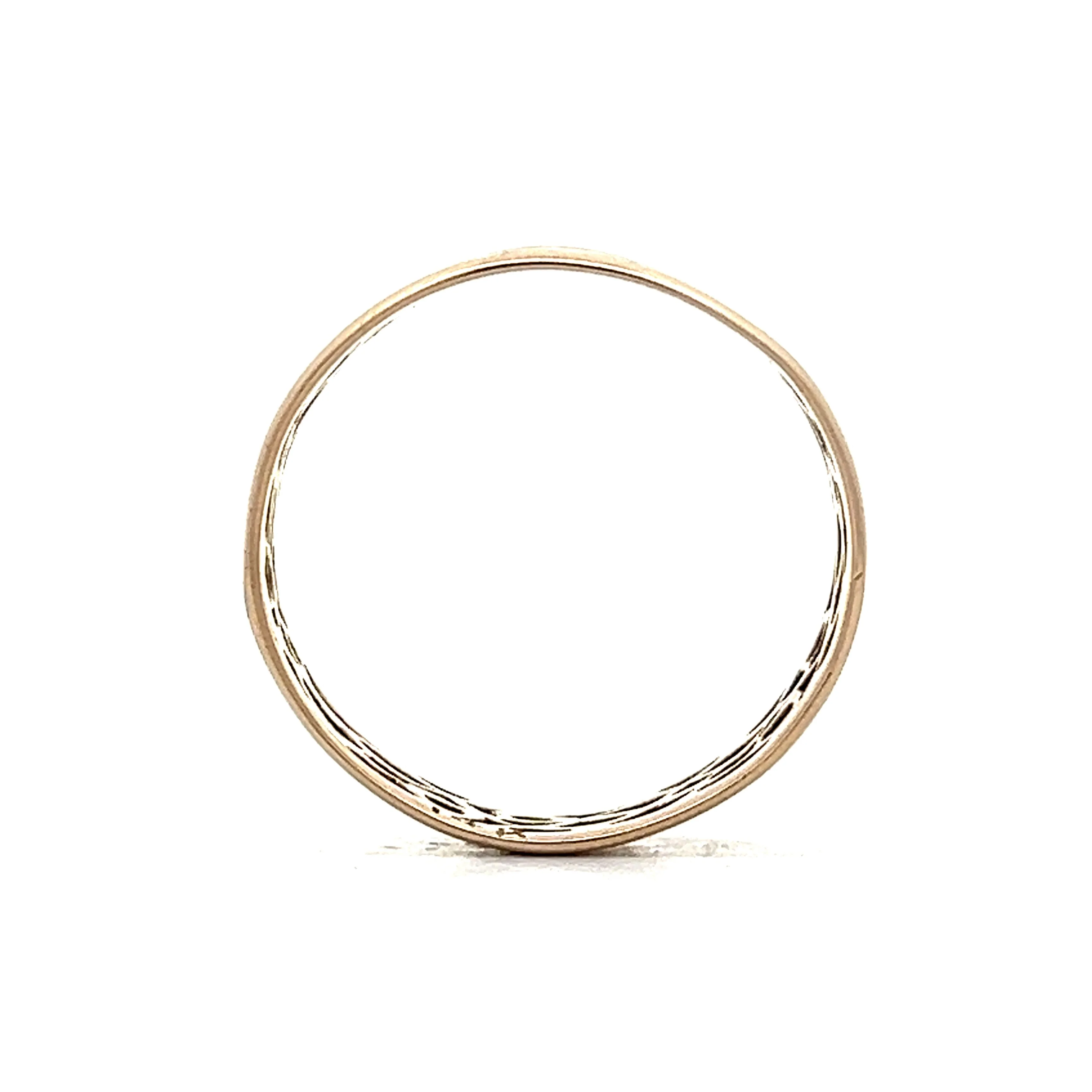 Vintage Men's Celtic Knot Band in 14k Yellow Gold - Image 4