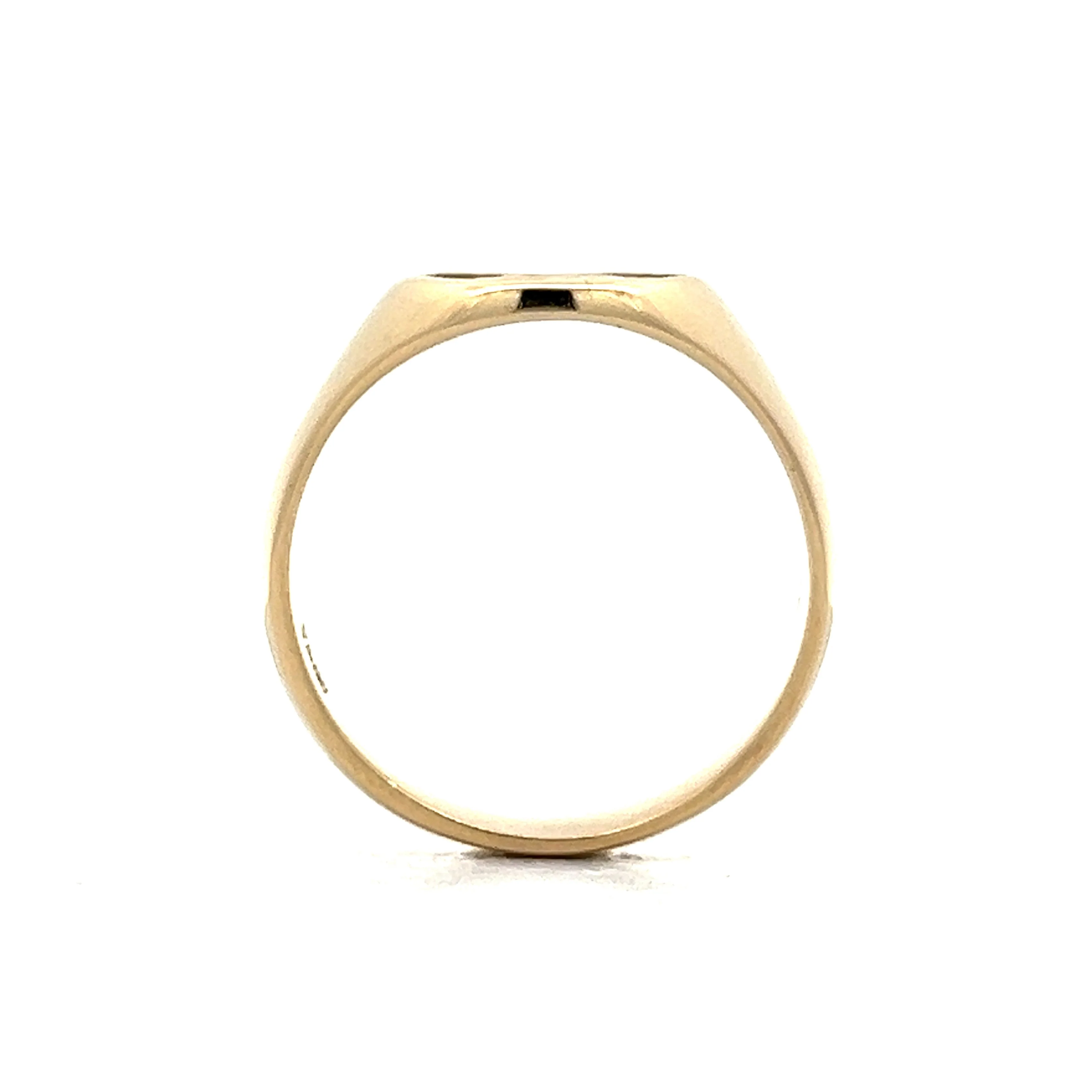 Vintage Mexican Peso Signet Ring in 14k Yellow Gold - Image 4