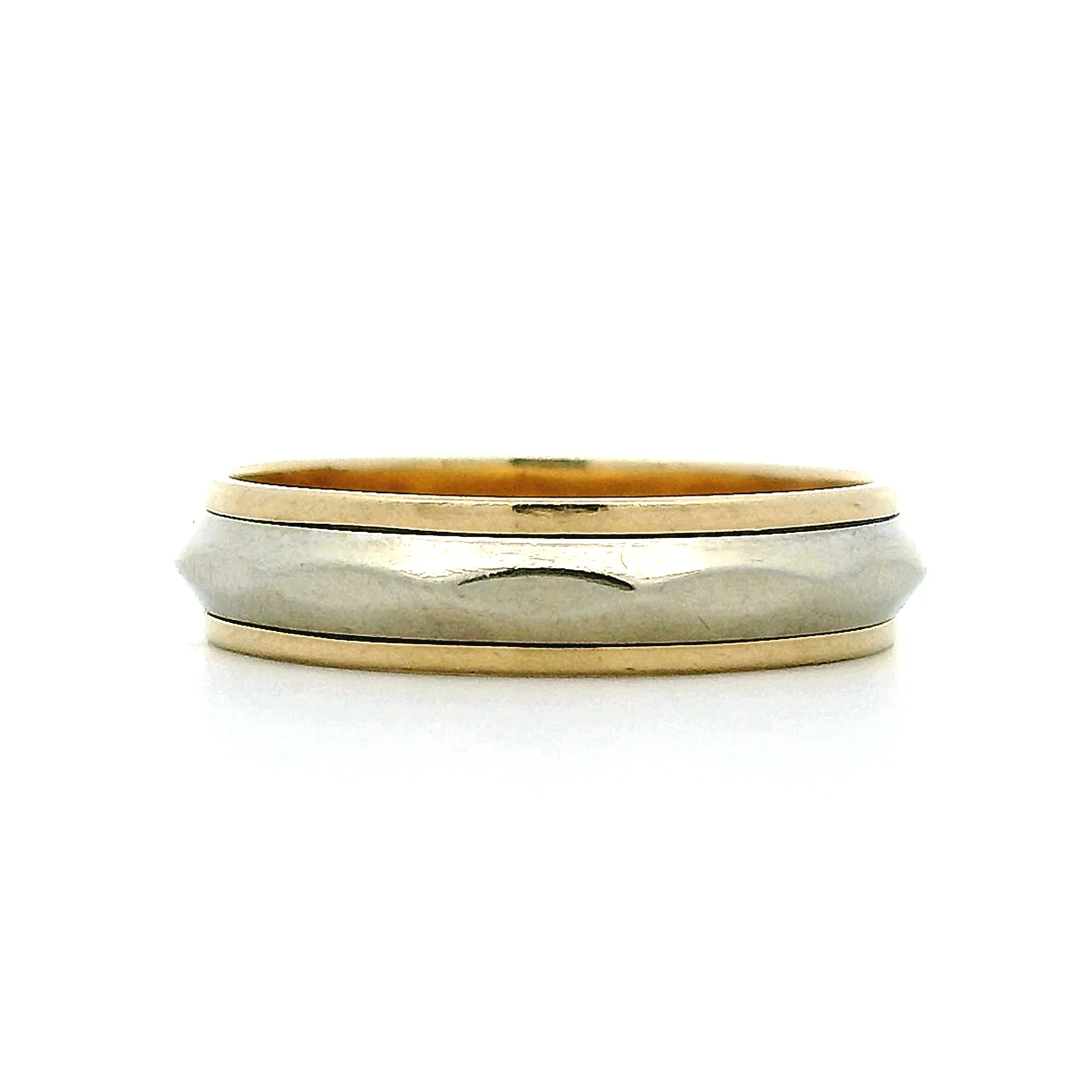 Vintage Mid-Century 5mm Wedding Band in 14k