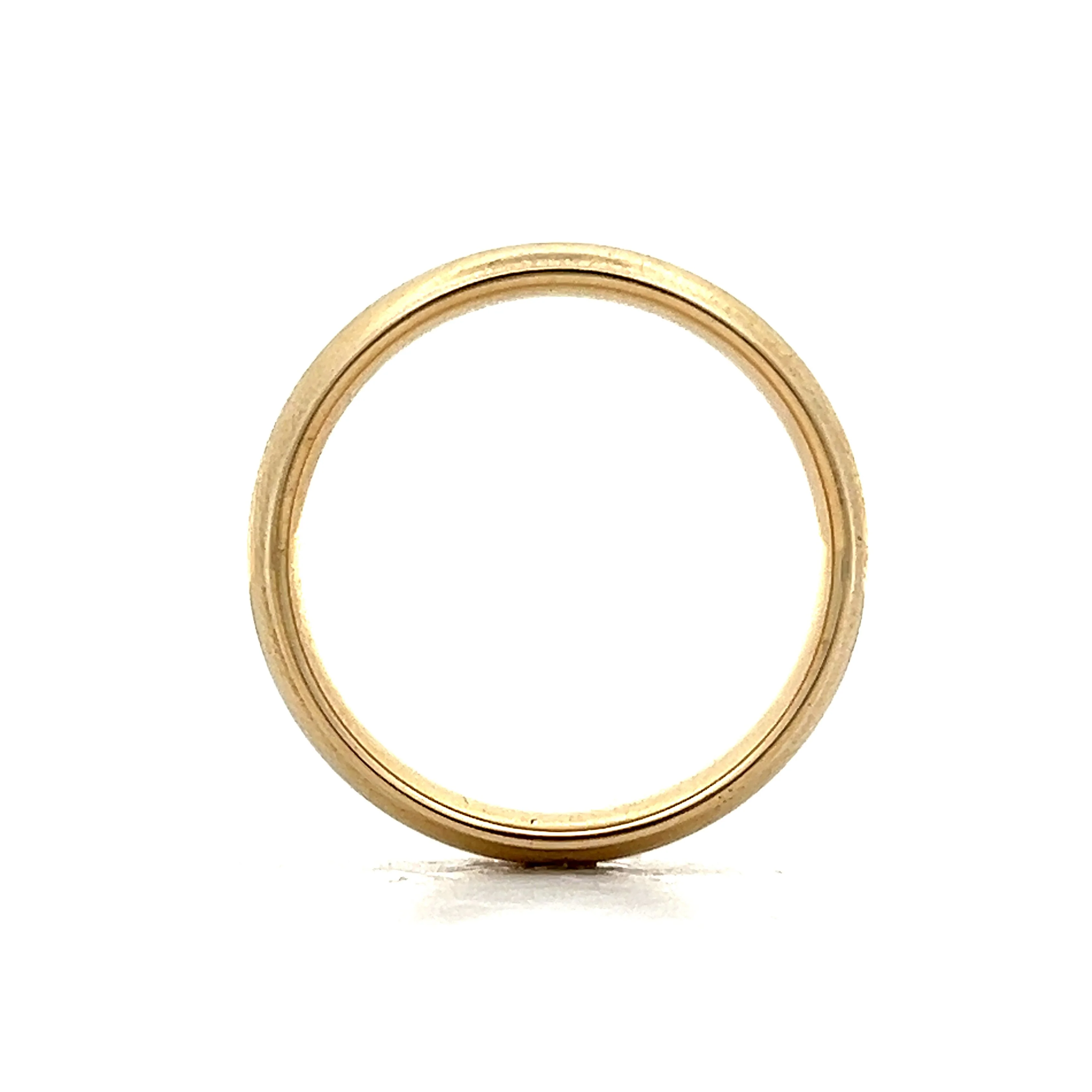 Vintage Mid-Century 6mm Milgrain Wedding Band in 14k - Image 4
