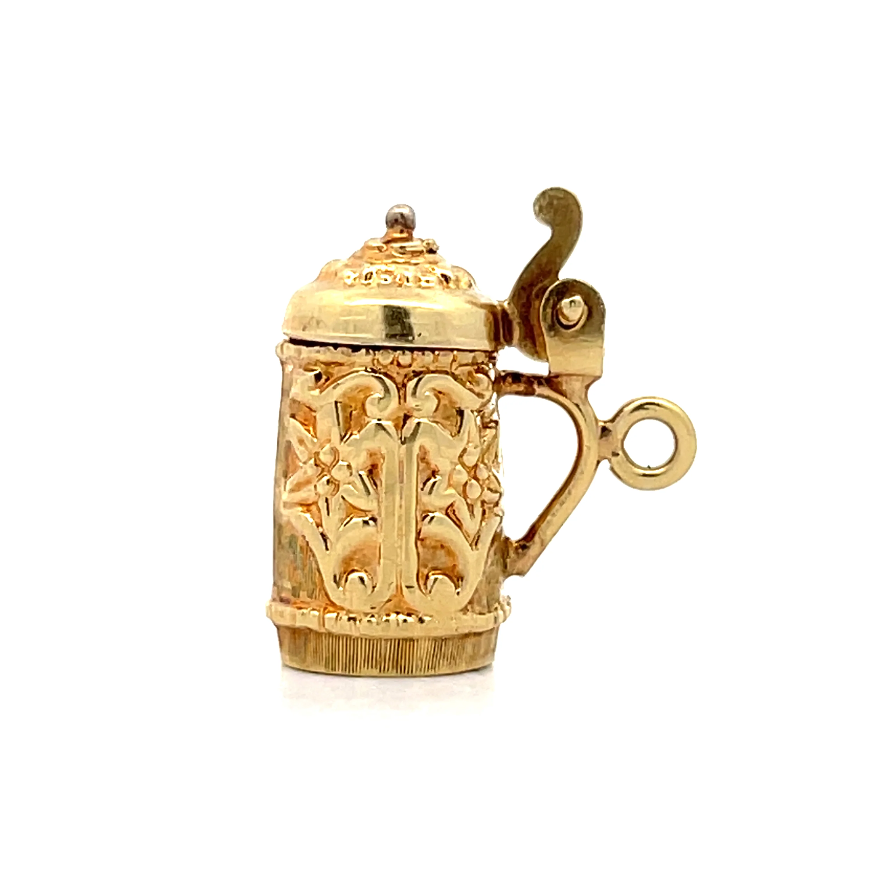 Vintage Mid-Century Beer Stein Charm in 14k - Image 2