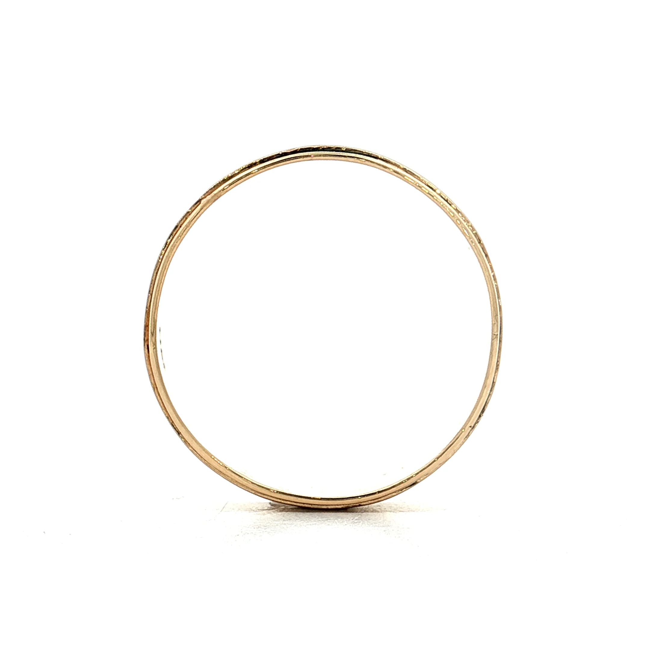 Vintage Mid-Century Engraved Men's Wedding Band 14k - Image 4