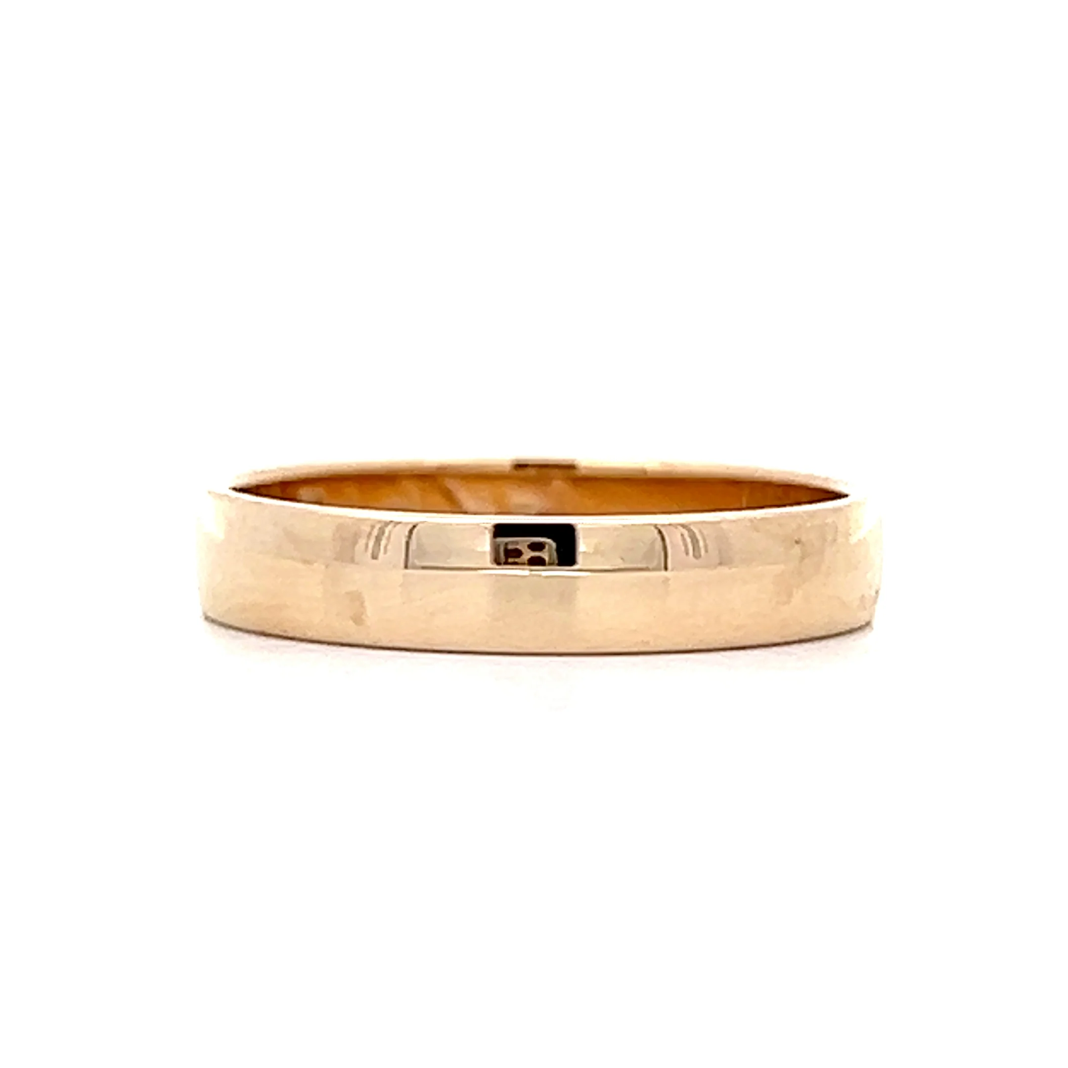 Vintage Mid-Century Euro Style Band in 14k - Image 3